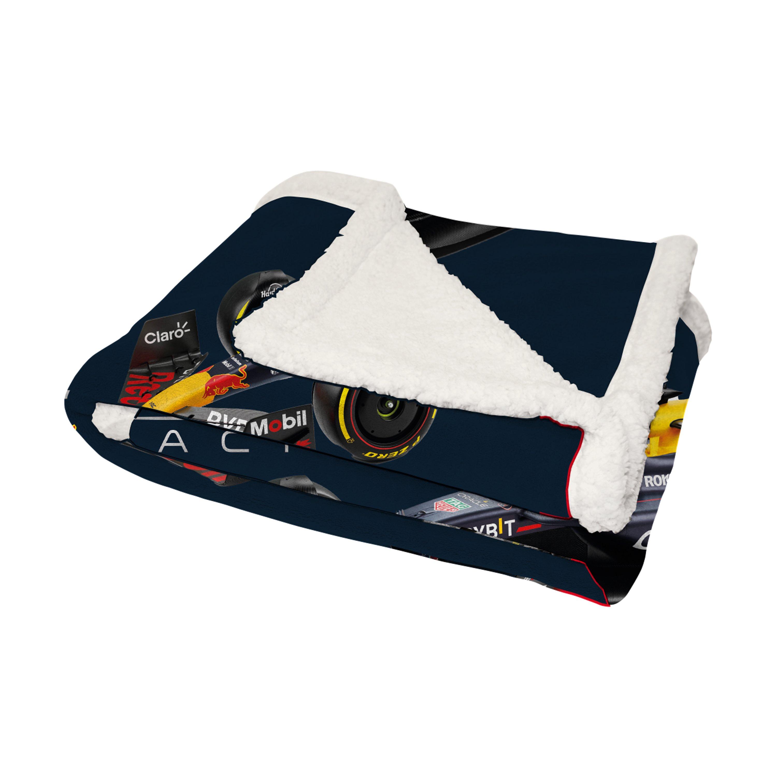 Multi - Red Bull - No.1 Sherpa Fleece Blanket - 5
