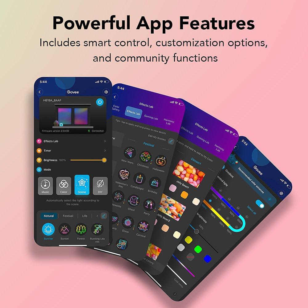 Multi - GOVEE - RGBIC LED Strip Lights (10M) - 4