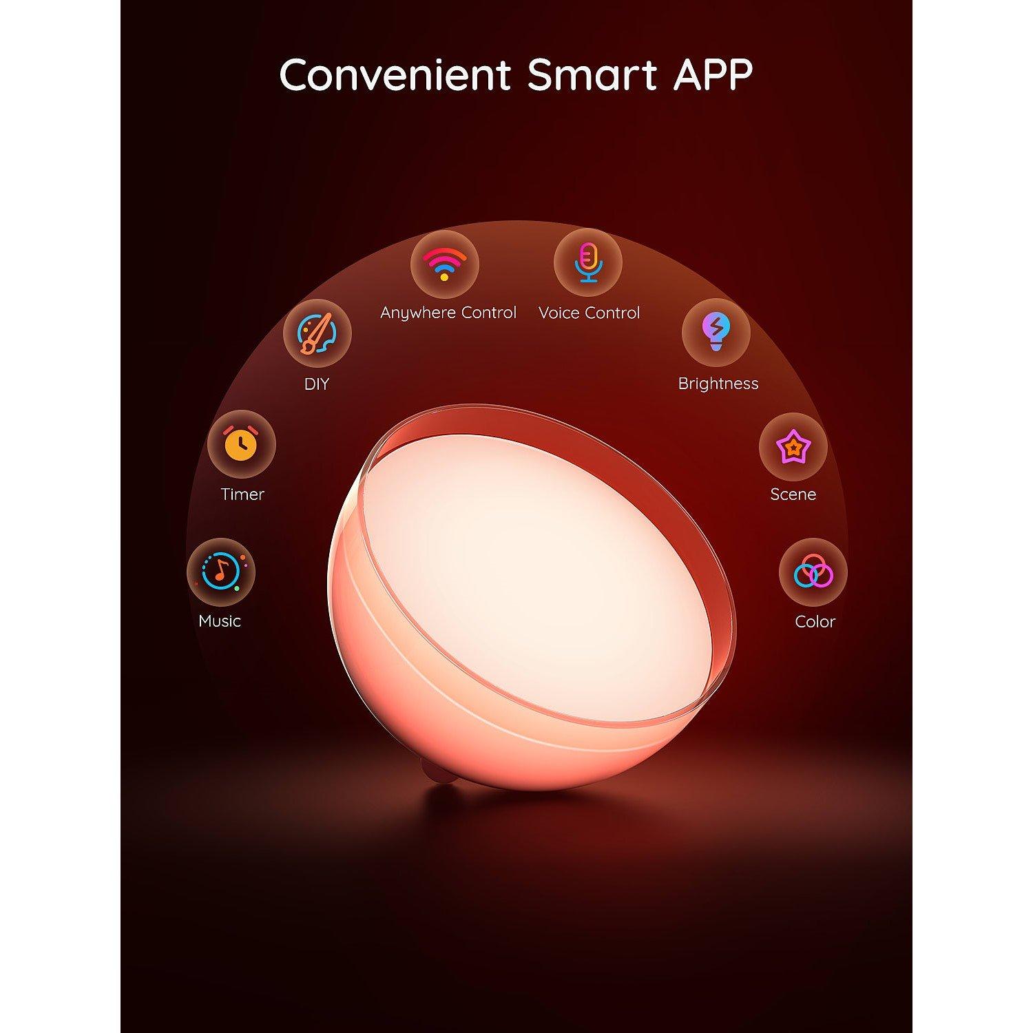 Multi - GOVEE - Ambient RGB Portable Table Lamp - 6