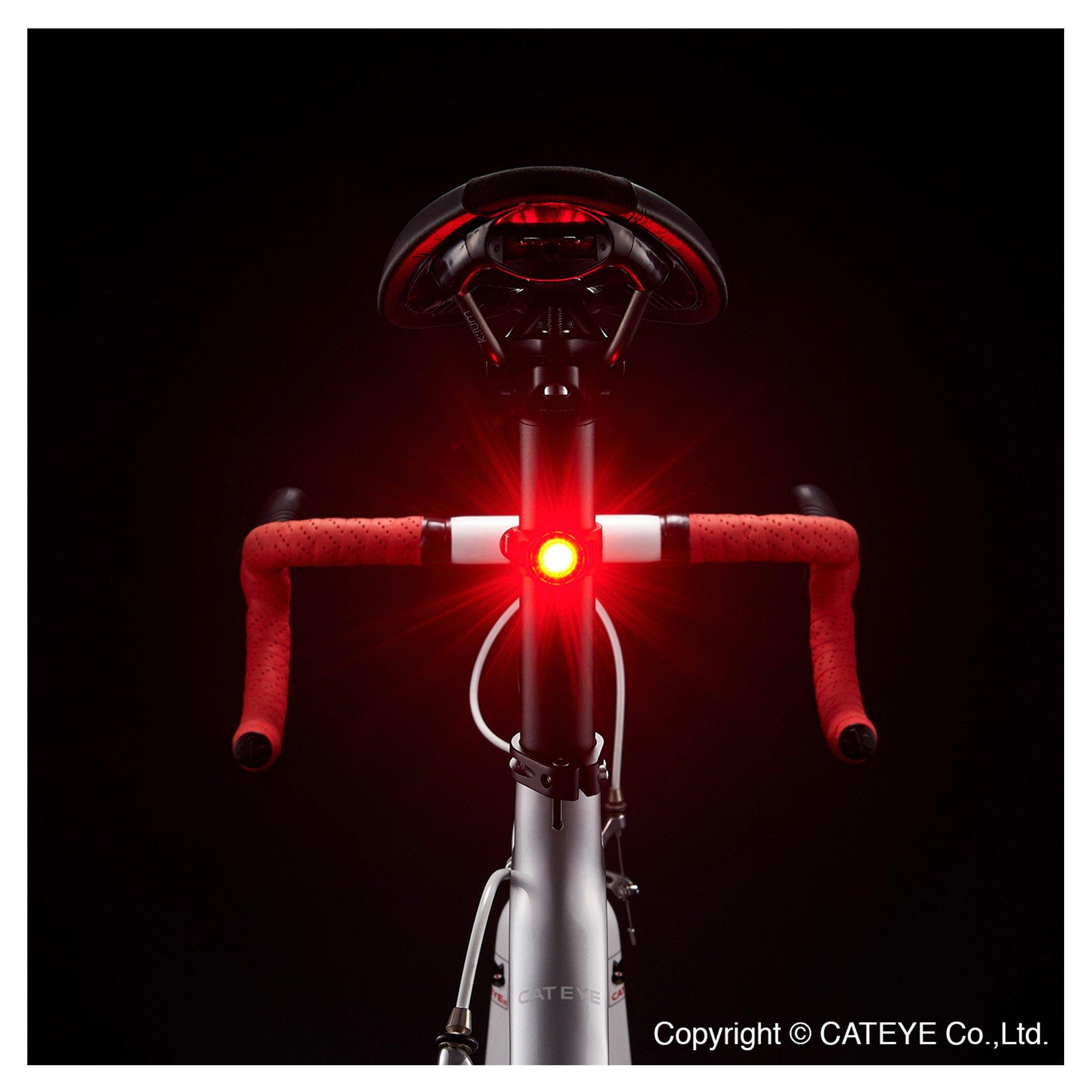 Black - Cateye - AMPP 200 / Orb Rechargable Bike Light Set - 2