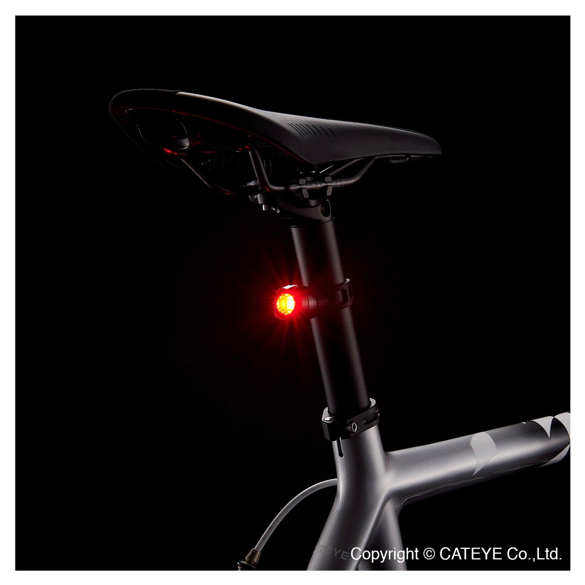 Black - Cateye - AMPP 200 / Orb Rechargable Bike Light Set - 3