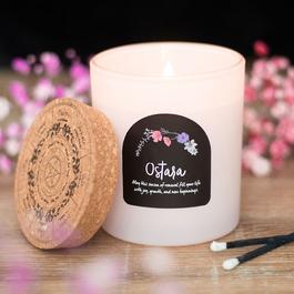 Something Different Ostara Fresh Linen Wheel of the Year Candle