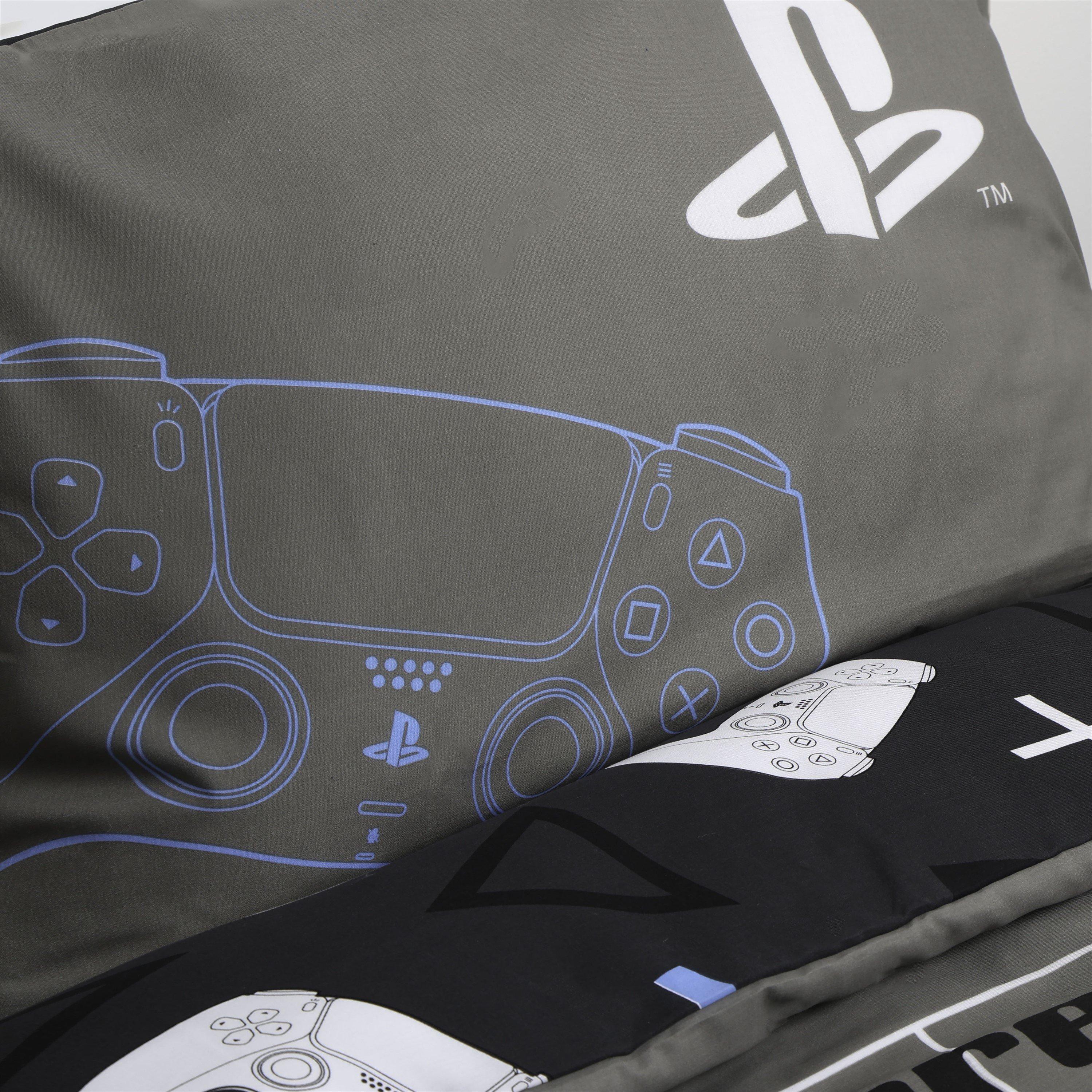 Grey - PlayStation - PlayStation Gamers Single Duvet - 11