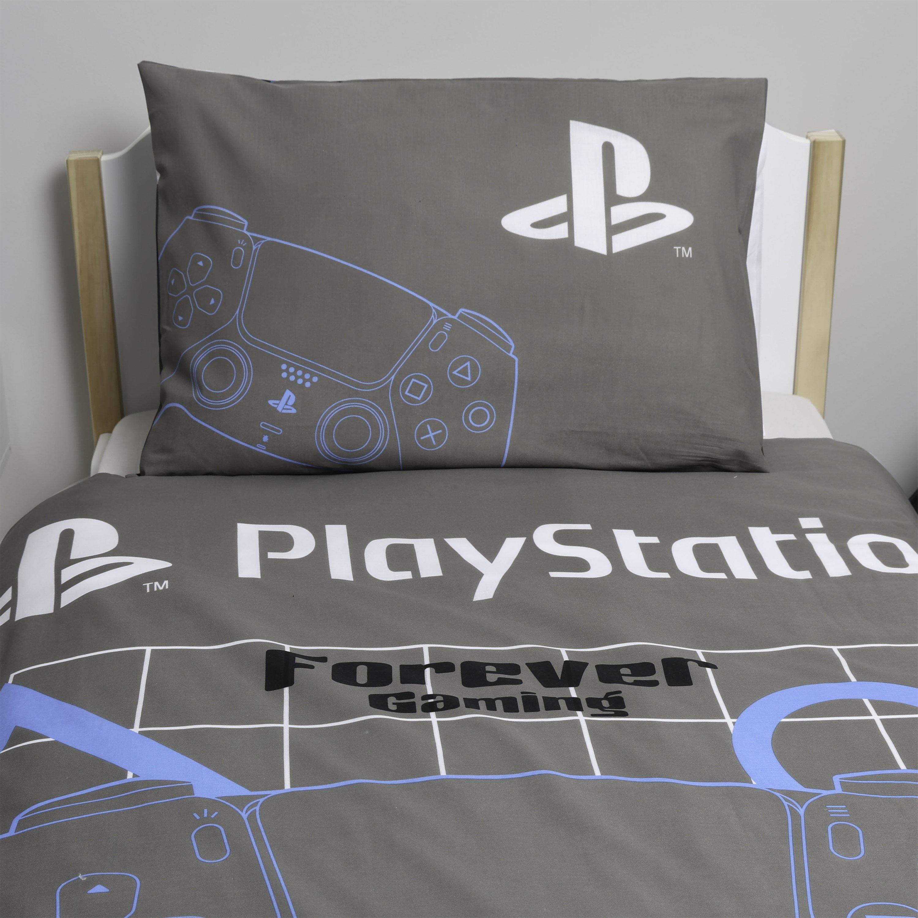Grey - PlayStation - PlayStation Gamers Single Duvet - 13