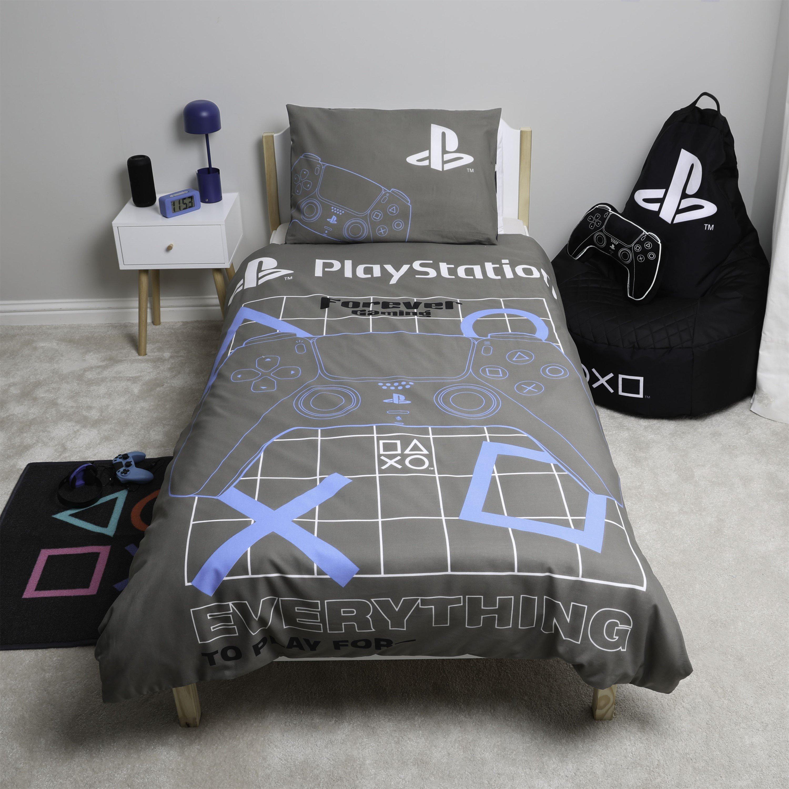 Grey - PlayStation - PlayStation Gamers Single Duvet - 14