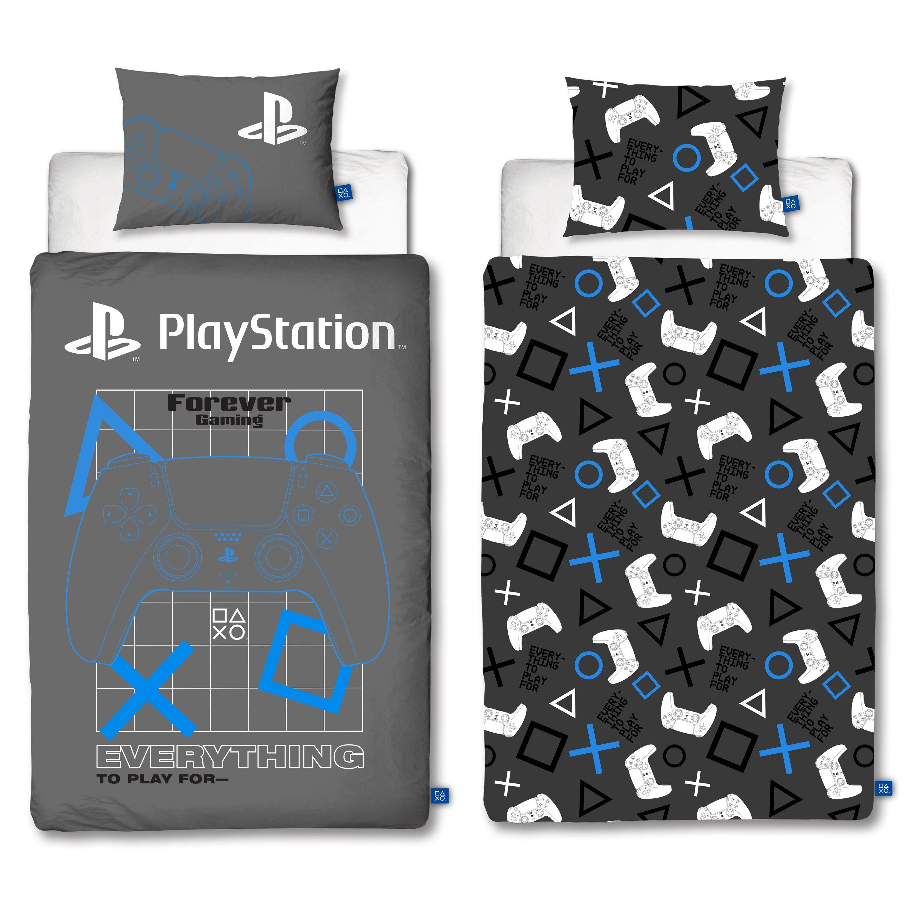 Grey - PlayStation - PlayStation Gamers Single Duvet - 3