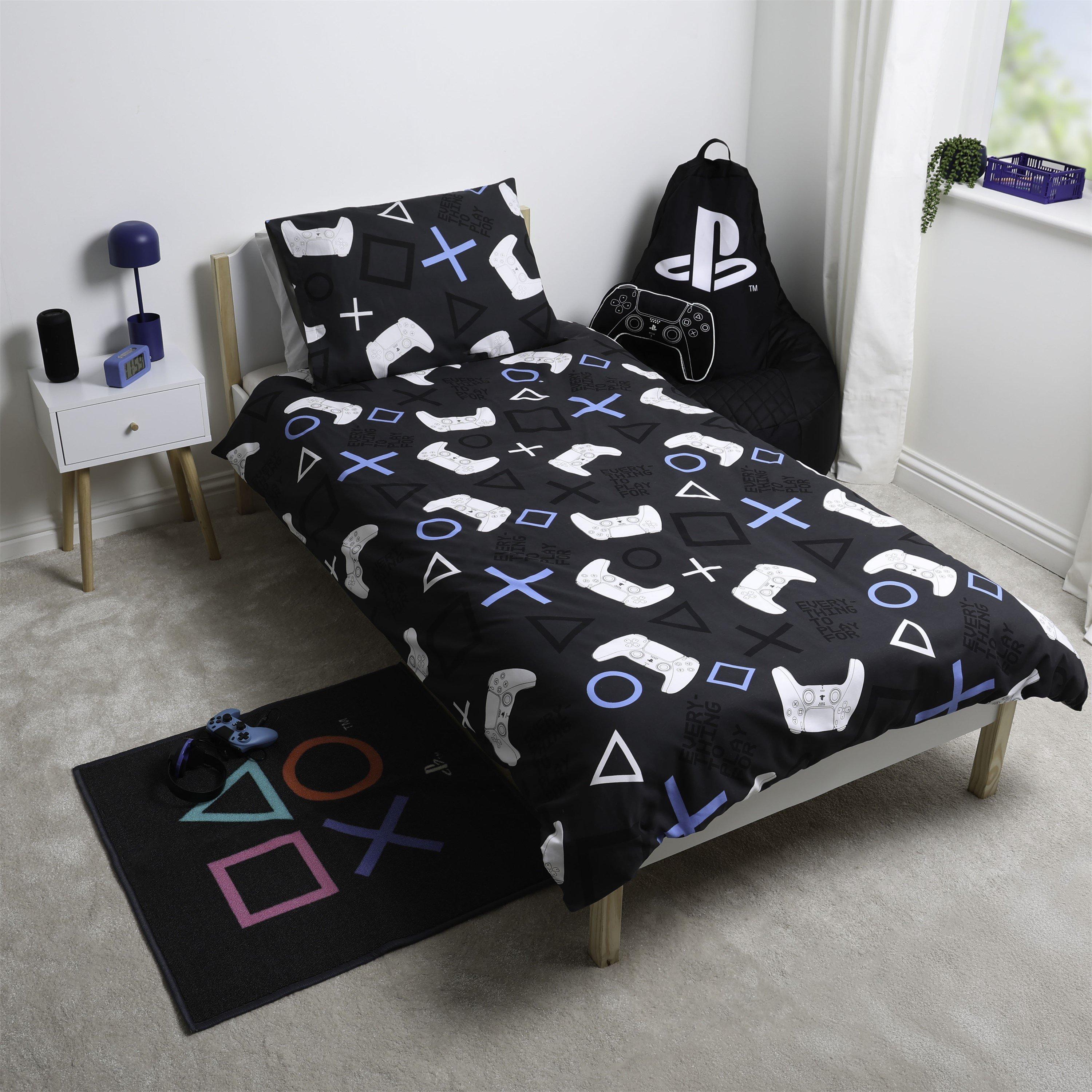 Grey - PlayStation - PlayStation Gamers Single Duvet - 6