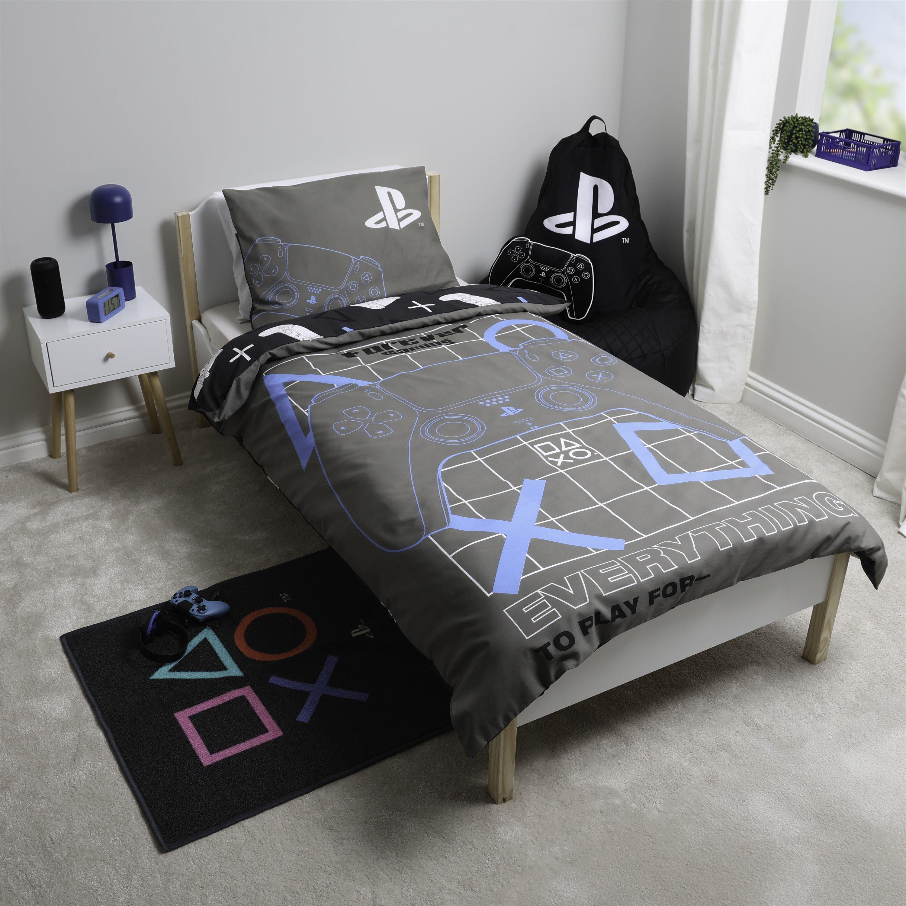 Grey - PlayStation - PlayStation Gamers Single Duvet - 7