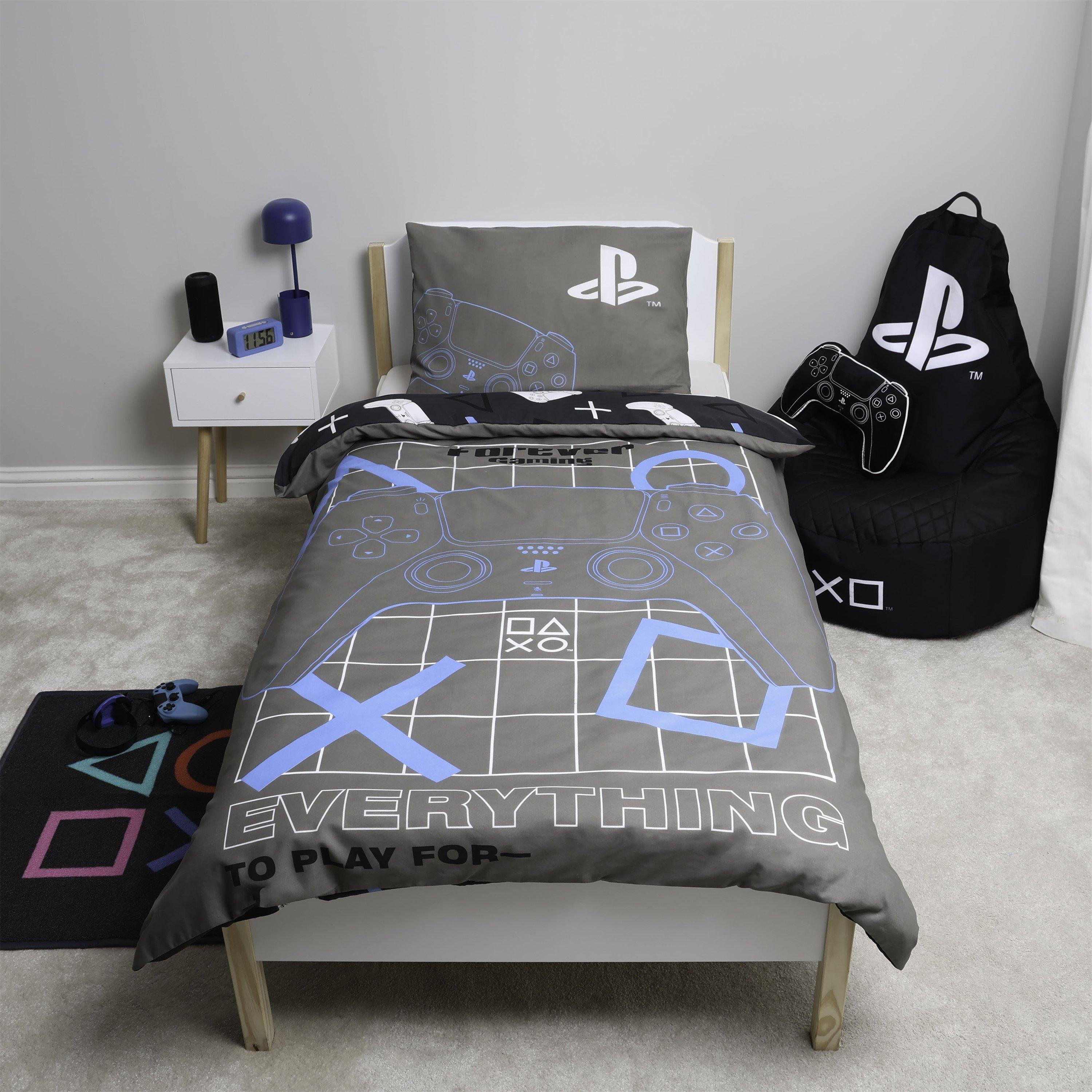 Grey - PlayStation - PlayStation Gamers Single Duvet - 8