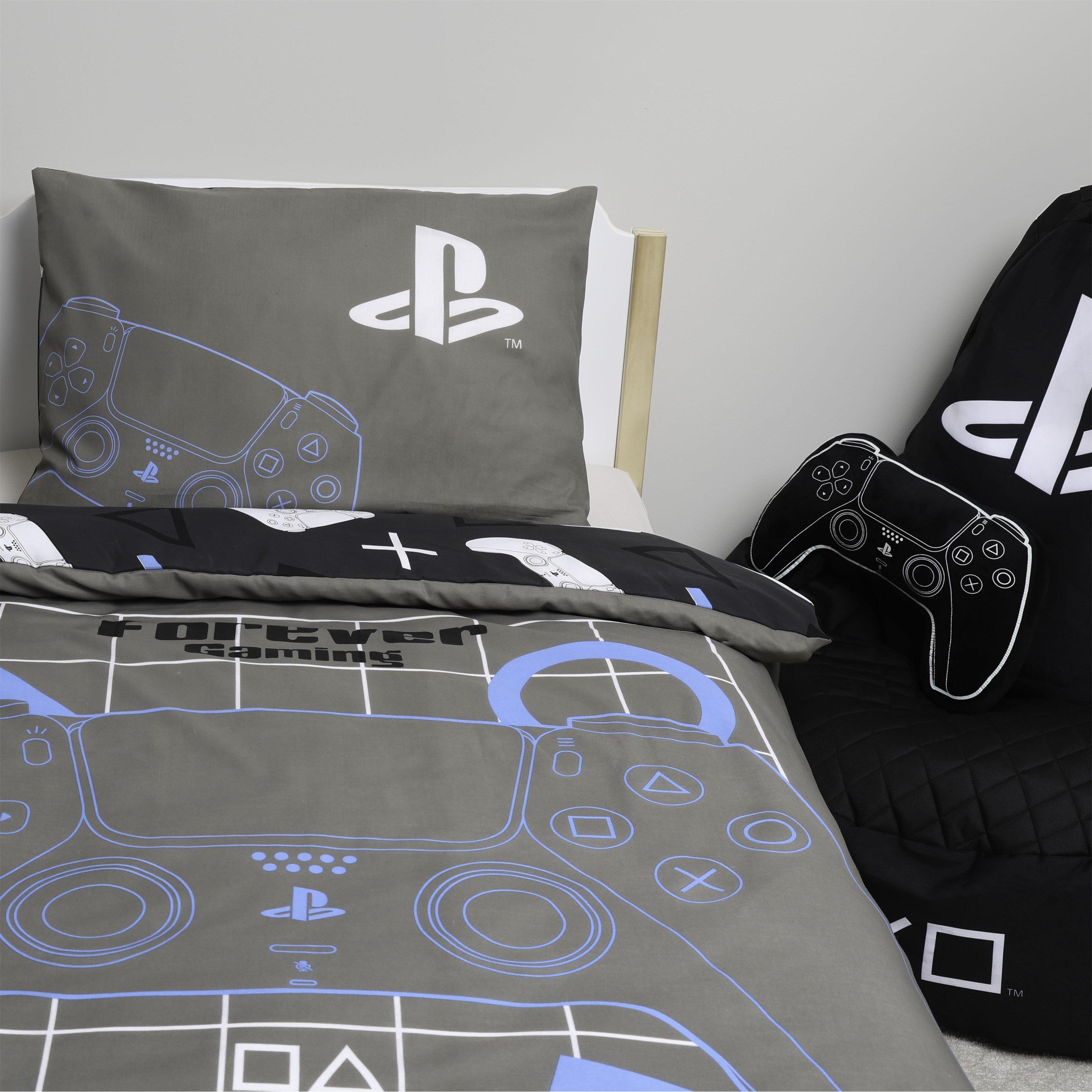 Grey - PlayStation - PlayStation Gamers Single Duvet - 9