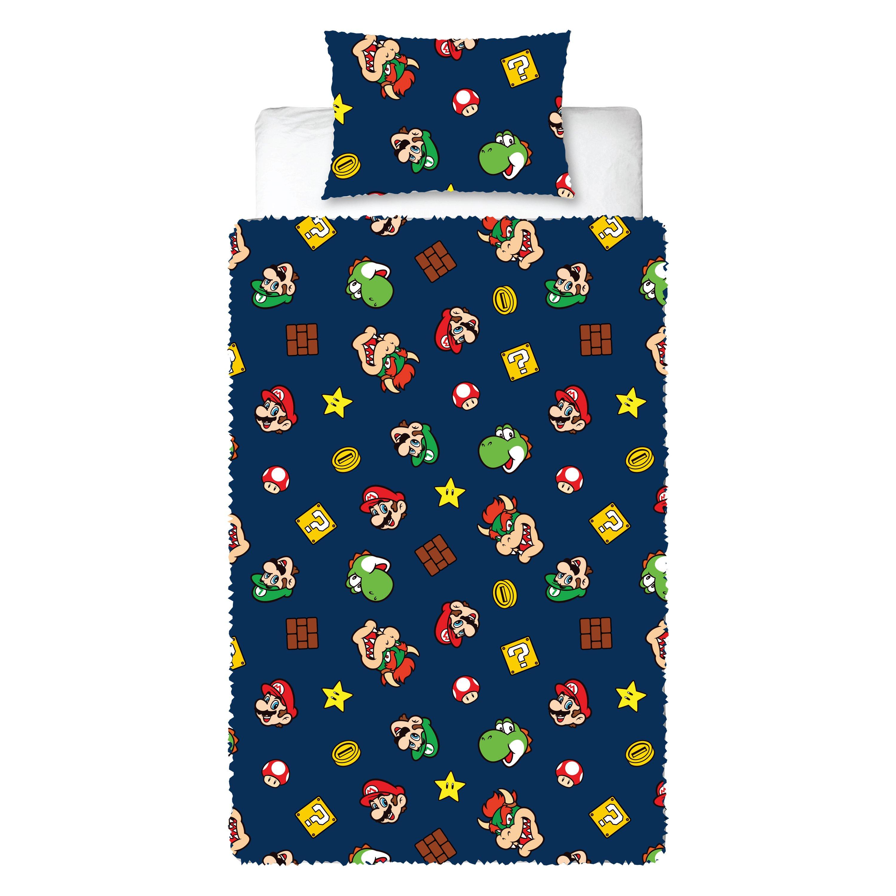 Blue - Nintendo - Nintendo Brothers Single Fleece Duvet - 1