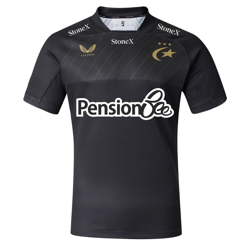 Black - Castore - Mens Saracens Home Rugby Shirt 2026/27 - 1