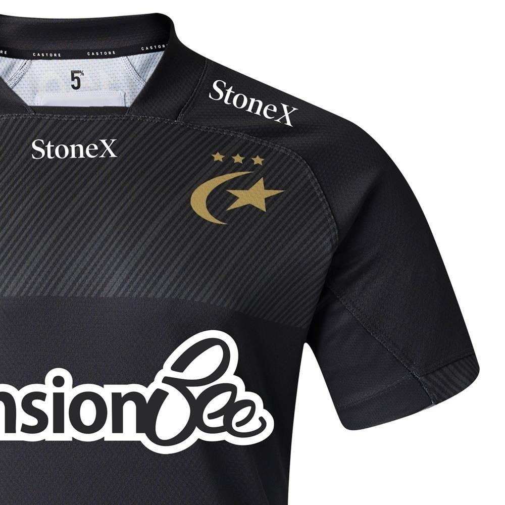 Black - Castore - Mens Saracens Home Rugby Shirt 2026/27 - 3