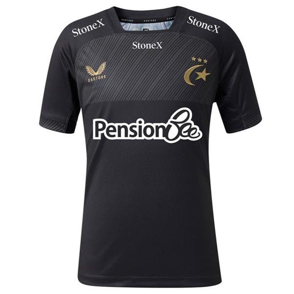 Castore Boys Kids Saracens Home Rugby Shirt 2026/27 - Black - 13 (XL)