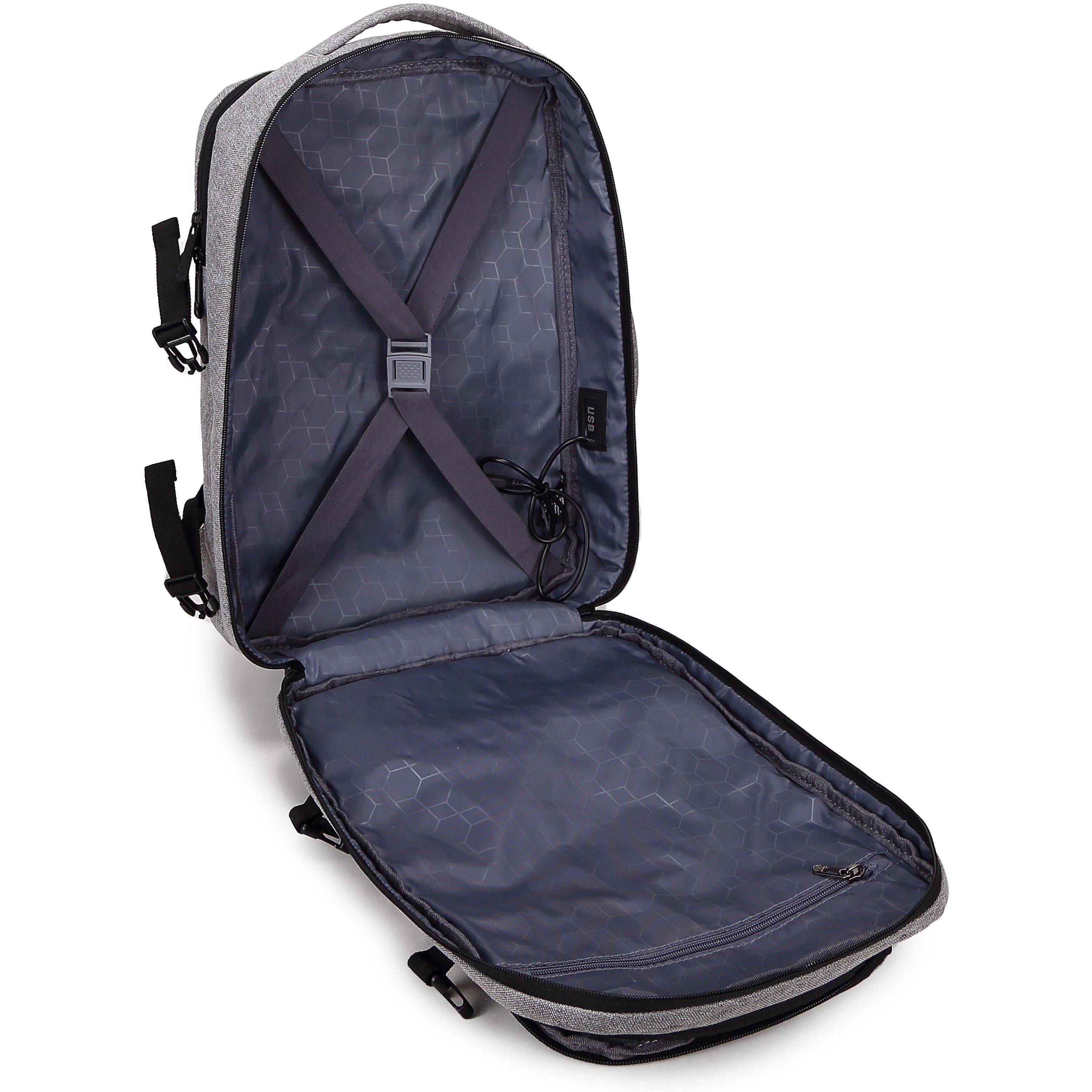 Grey Ab009-42 - A2B - Pioneer RyanAir 20L Onboard Backpack Flight Bag - 11