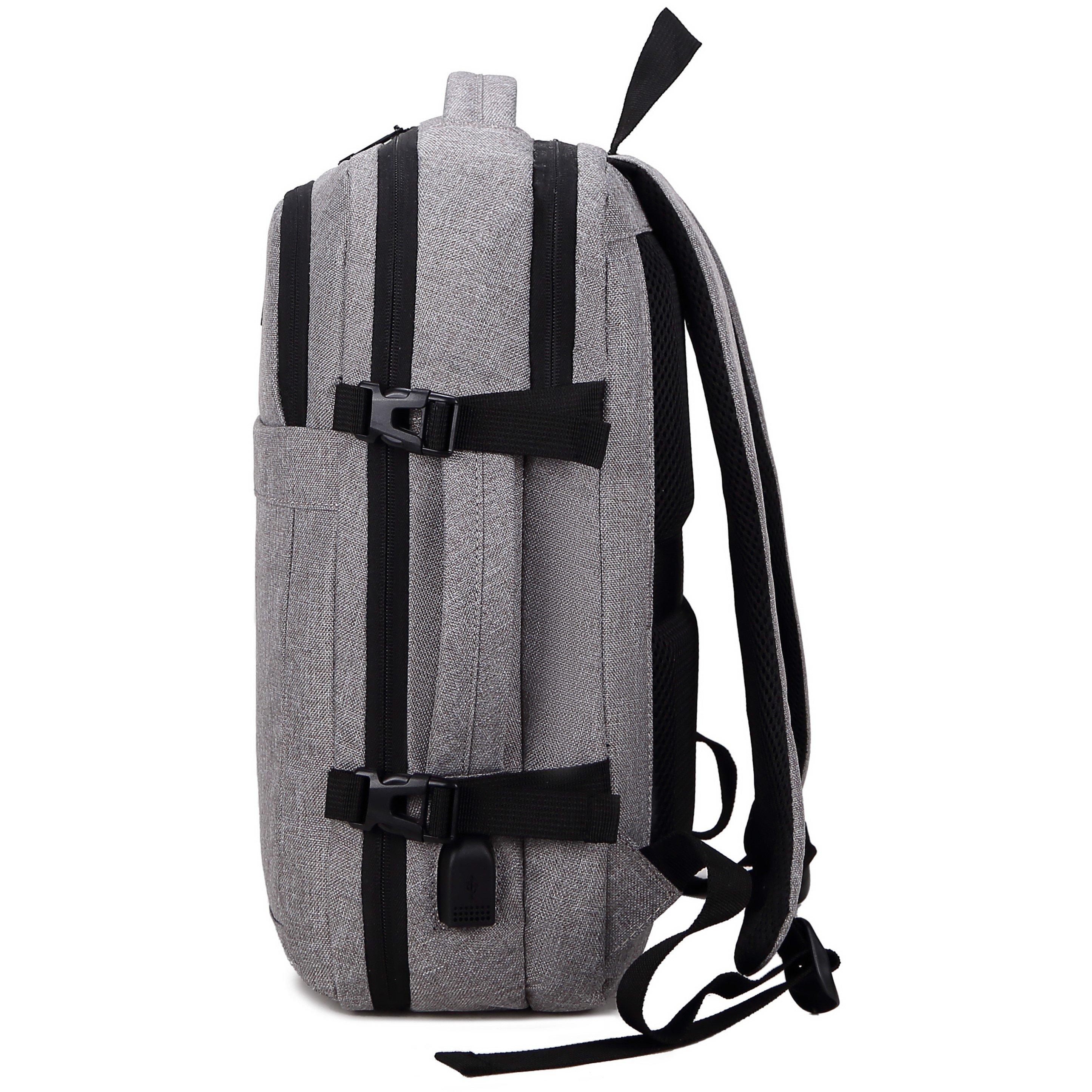 Grey Ab009-42 - A2B - Pioneer RyanAir 20L Onboard Backpack Flight Bag - 4