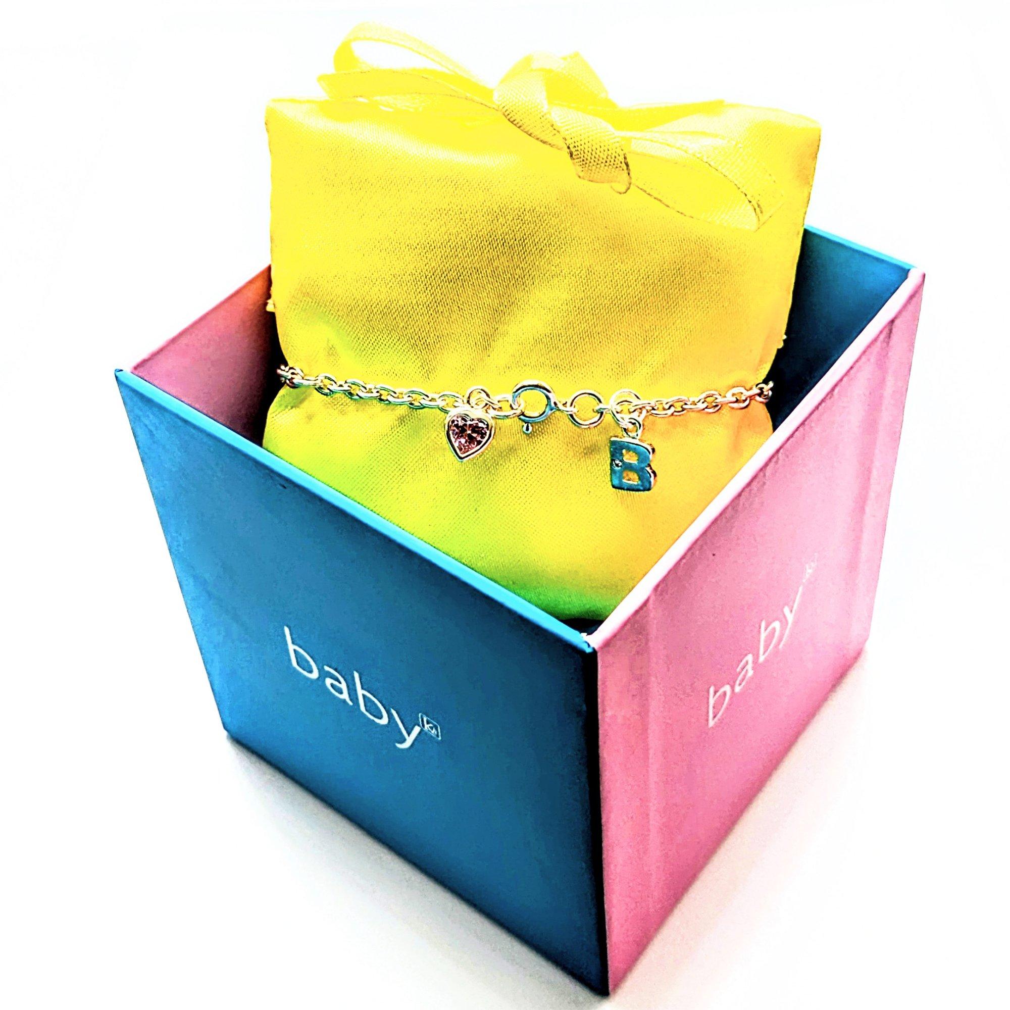 Silver - Espree - Espree Silver Baby Diamond  &  Pink CZ Blet - 2