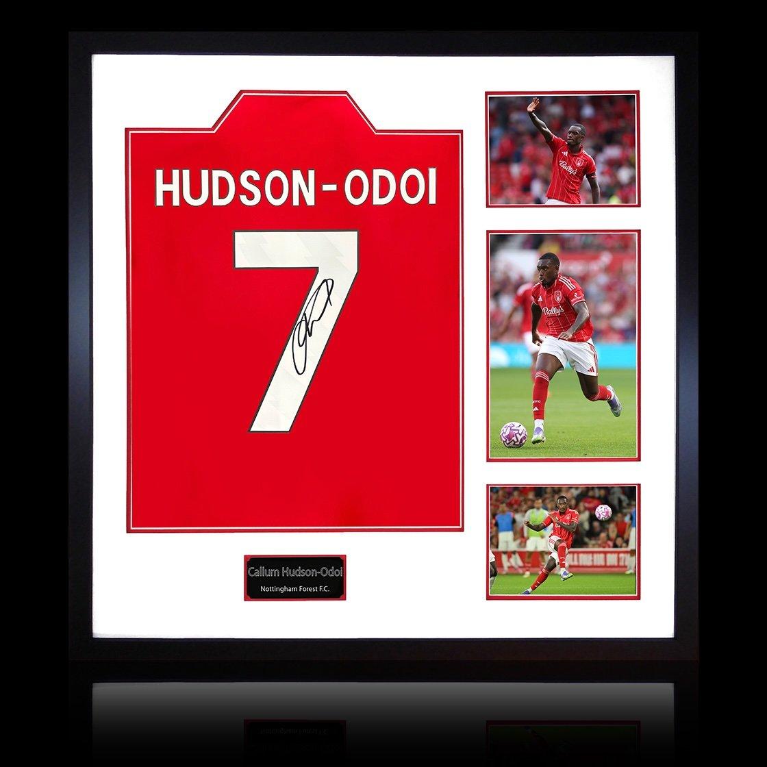 Red - The Fan Cave - Callum Hudson-Odoi Signed Nottingham Forest Shirt - 1