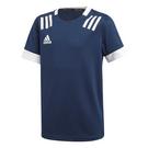 Azul marino universitario - adidas - 3-Stripes Rugby Match Shirt Boys - 1