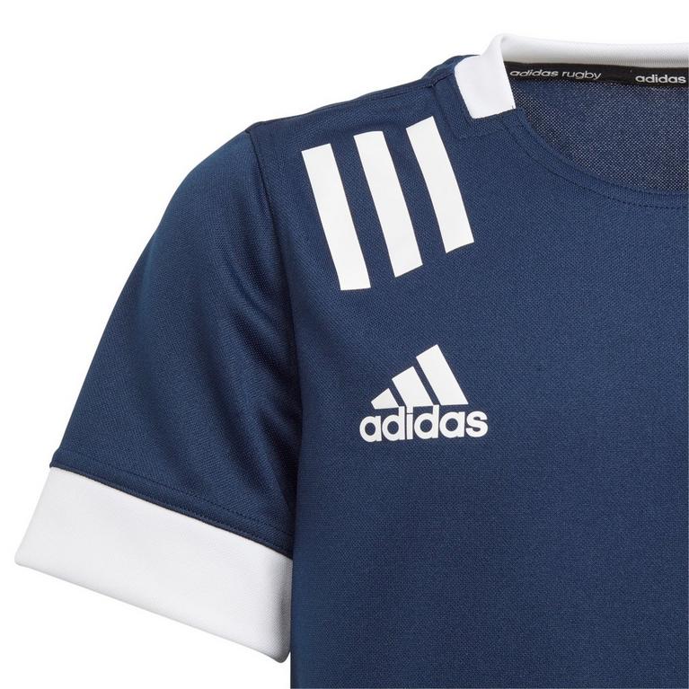 Azul marino universitario - adidas - 3-Stripes Rugby Match Shirt Boys - 3