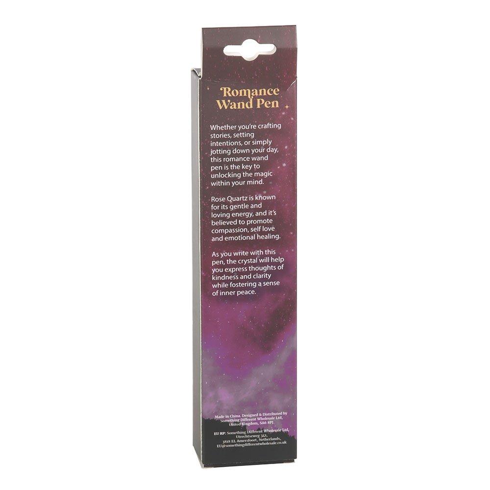 Brown - Something Different - Romance Rose Quartz Crystal Wand Pen - 4