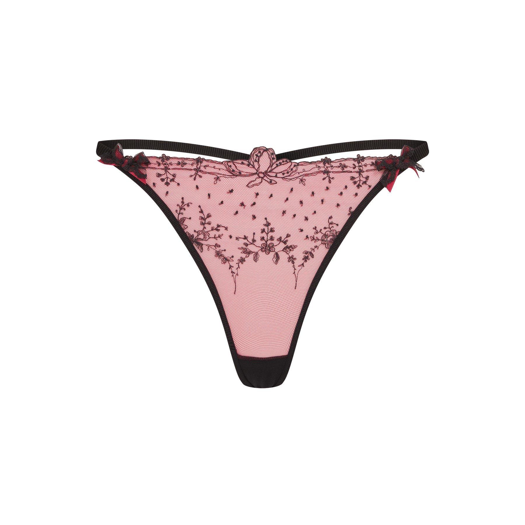 Black/Pink - Agent Provocateur - GRAICE Thong - 1