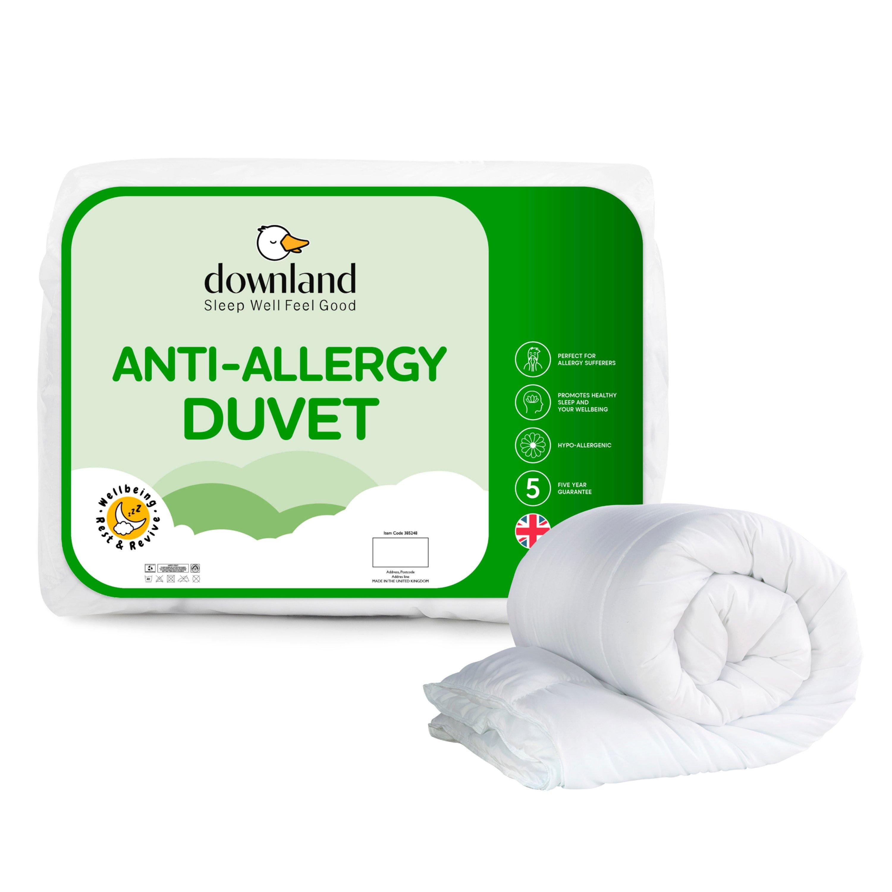 Downland  Anti-Allergy 13.5 Tog - White - Double