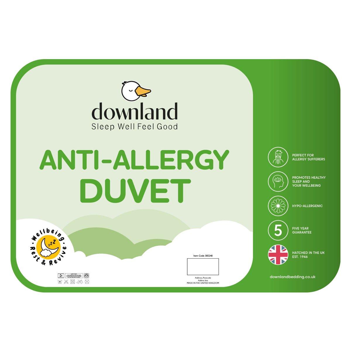 White - Downland - Anti-Allergy 10.5 Tog - 1