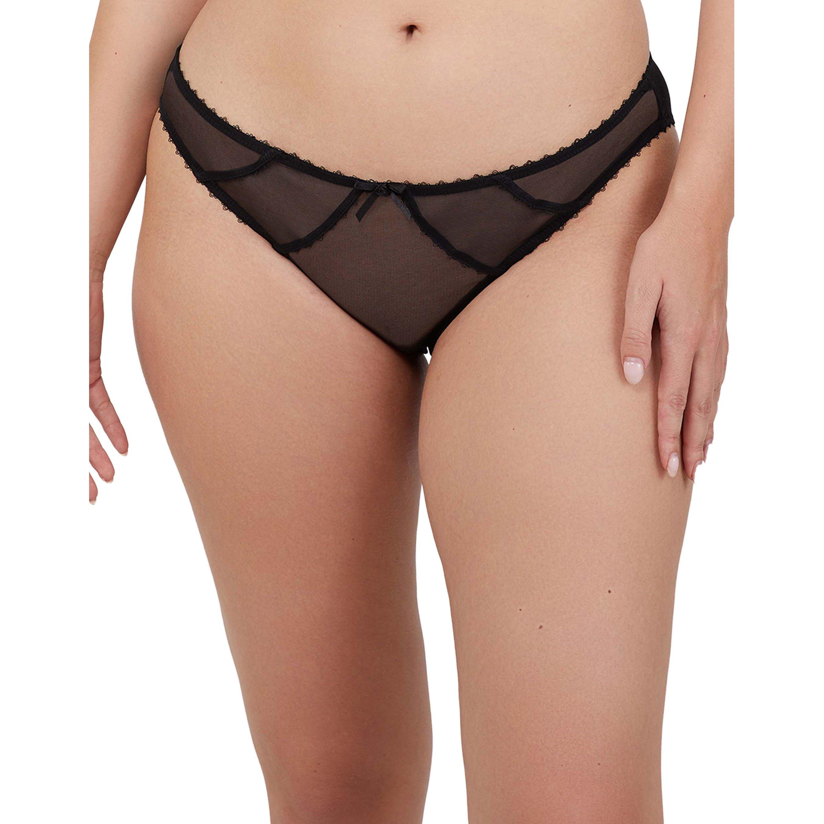 Black - Playful Promises - Grace Black Brazilian Brief - 1