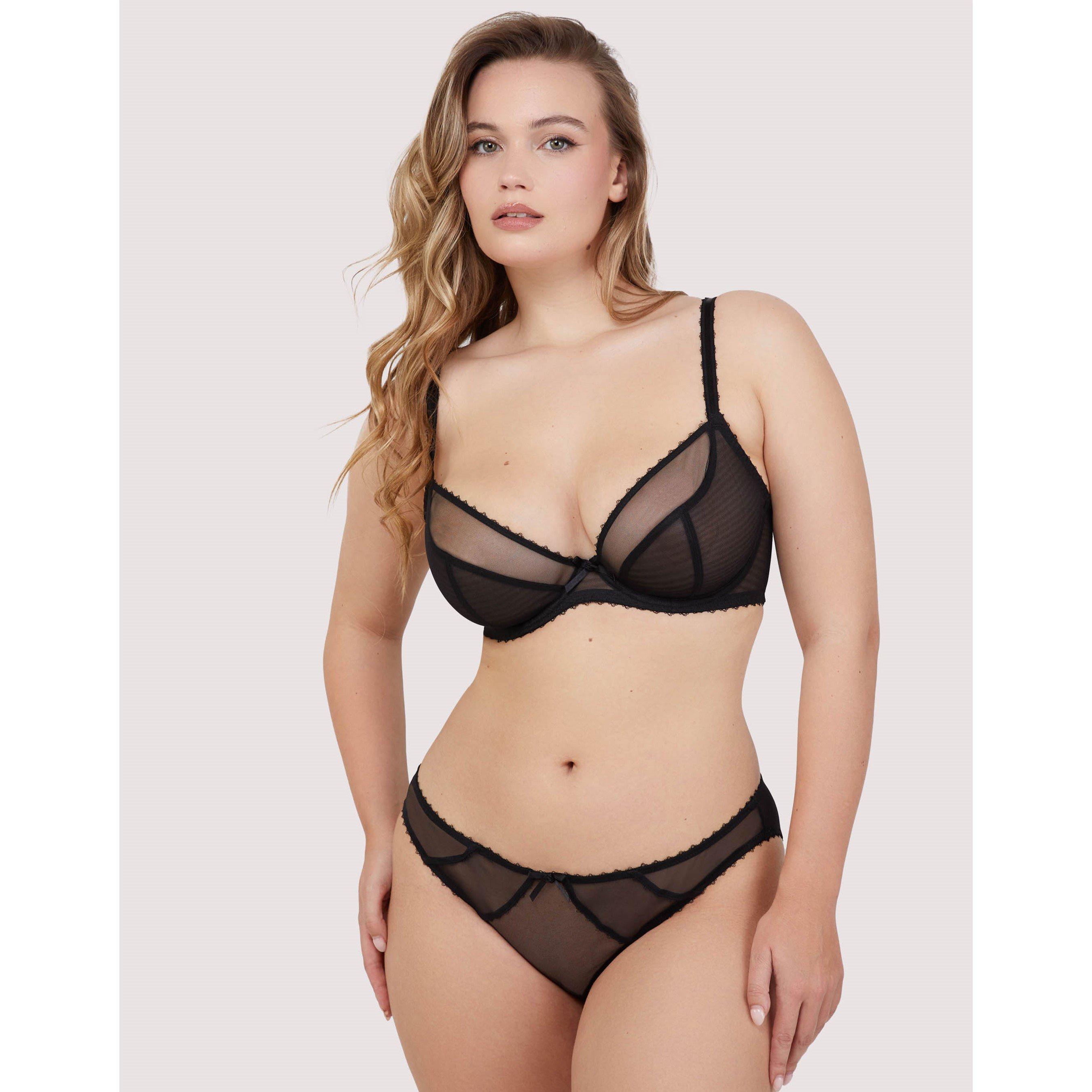 Black - Playful Promises - Grace Black Brazilian Brief - 2