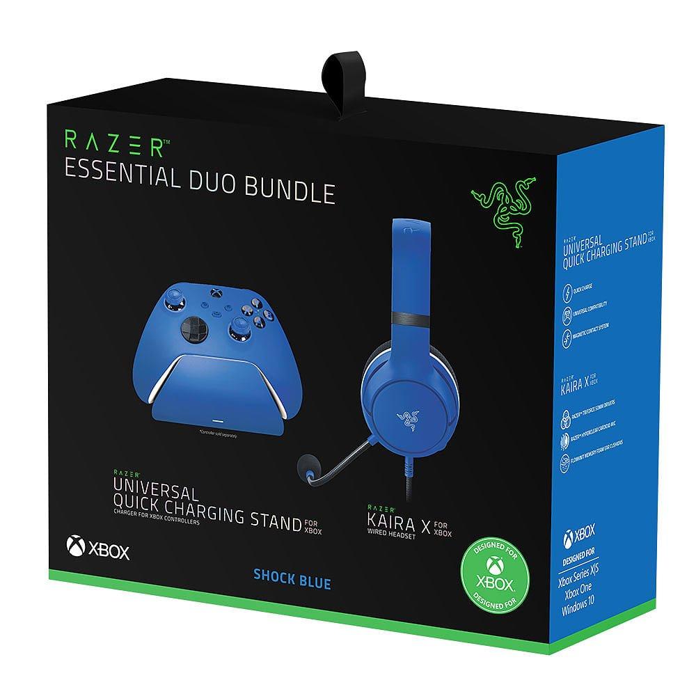 Shock Blue - Razer - Essential Duo Bundle for Xbox - Shock Blue - 6