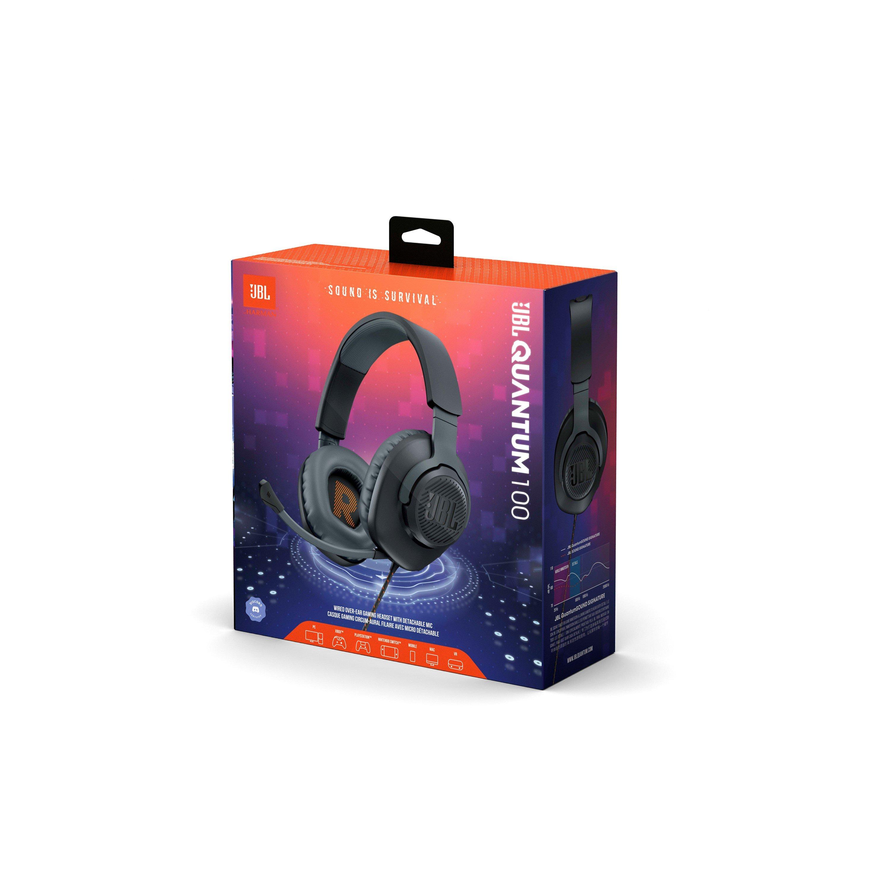 Black - JBL - Quantum 100 Headset - 3