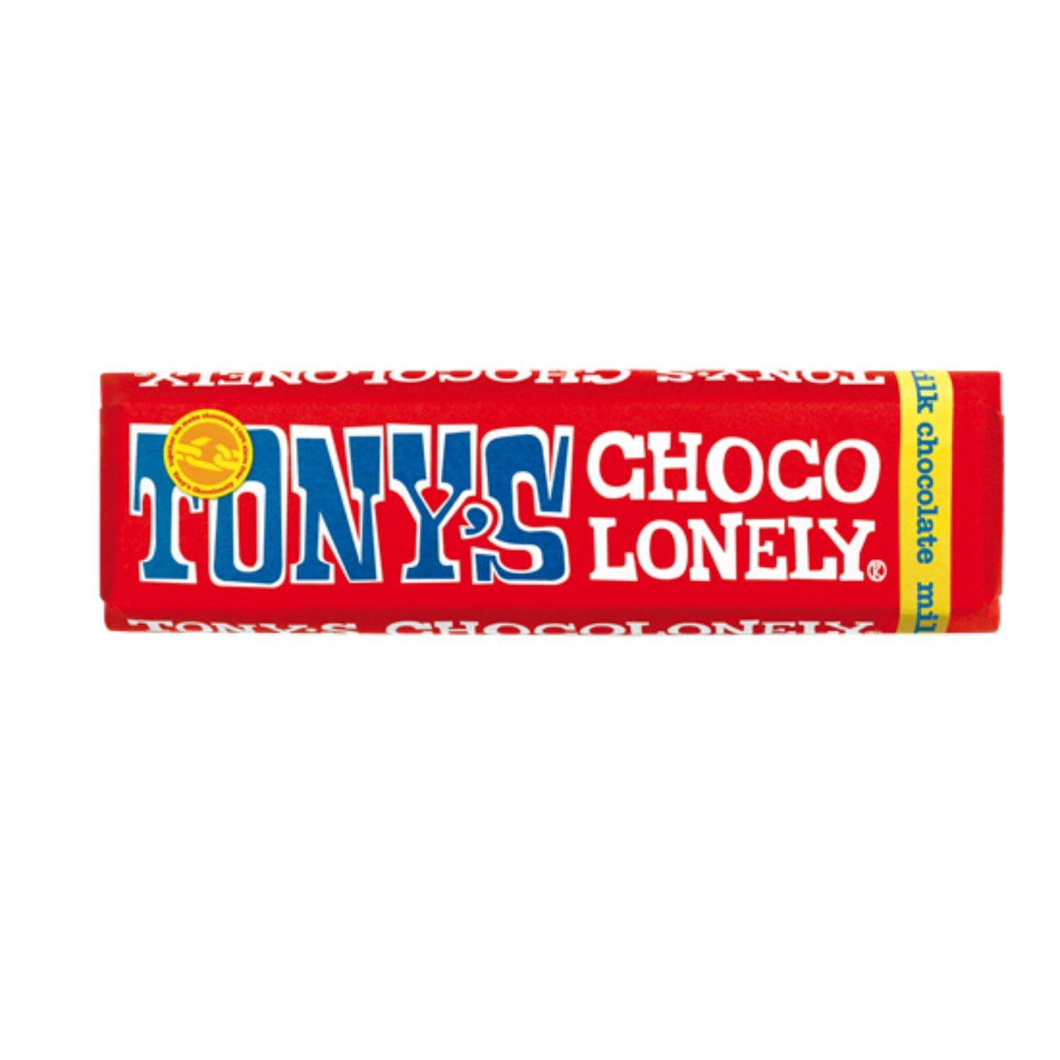 Milk Chocolate - Tonys Chocolonely - Tonys Chocolonely Small Bar (35 x 47g Bars)