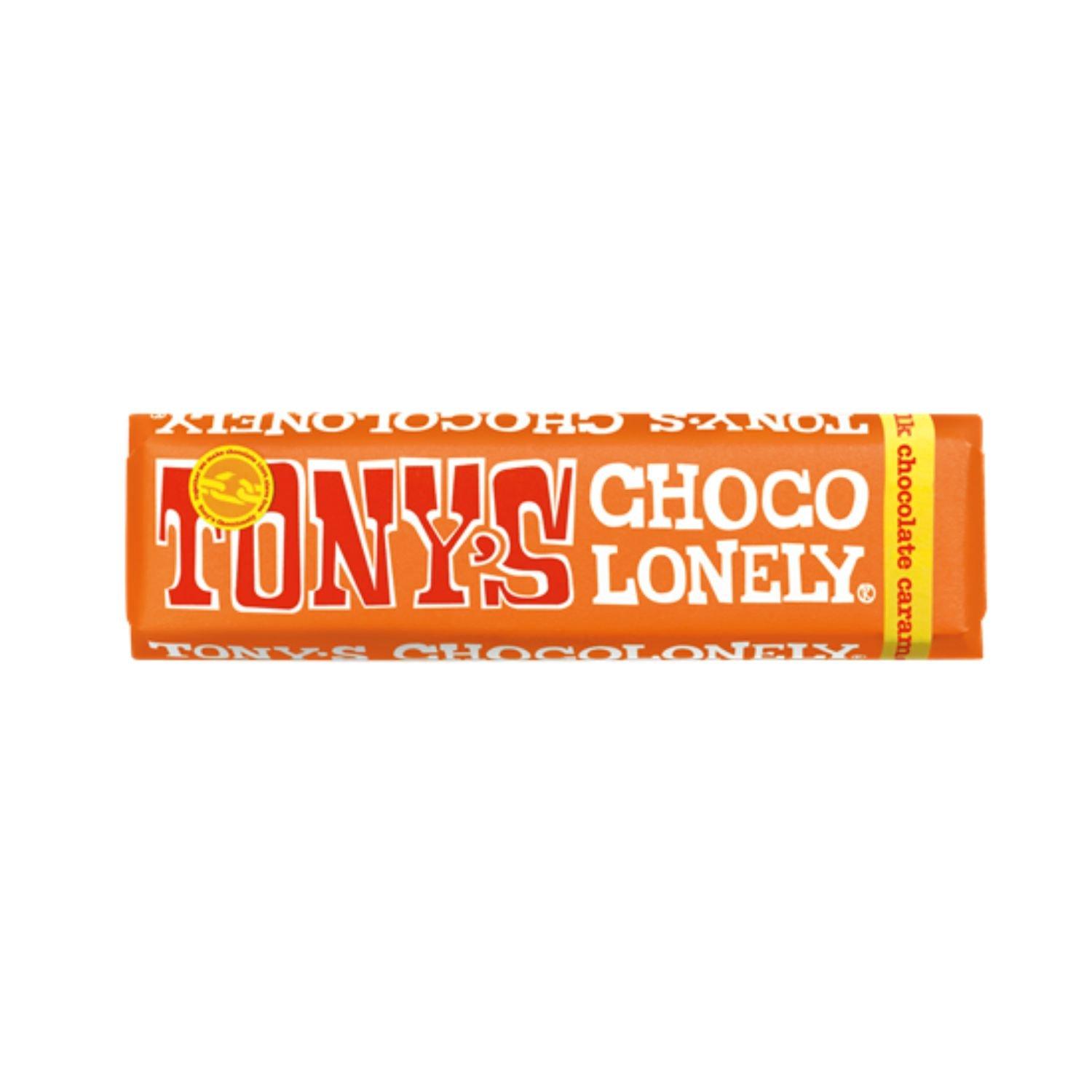 Tonys Chocolonely  Small Bar (35 X 47G Bars) - Milk Caramel Se - Box of 35