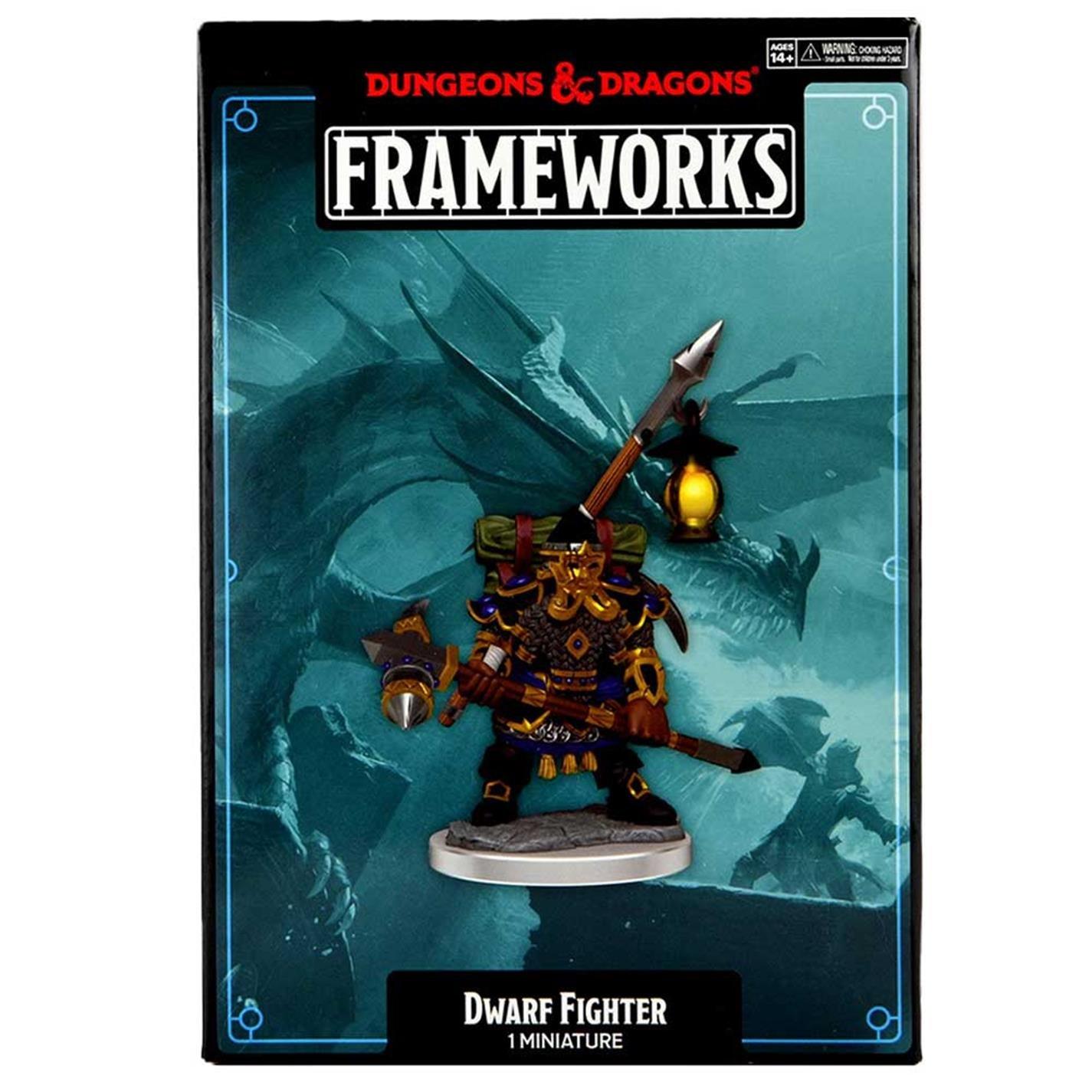 Marchandise - Dungeons and Dragons - Dungeons & Dragons Frameworks: Dwarf Fighter Male - 1