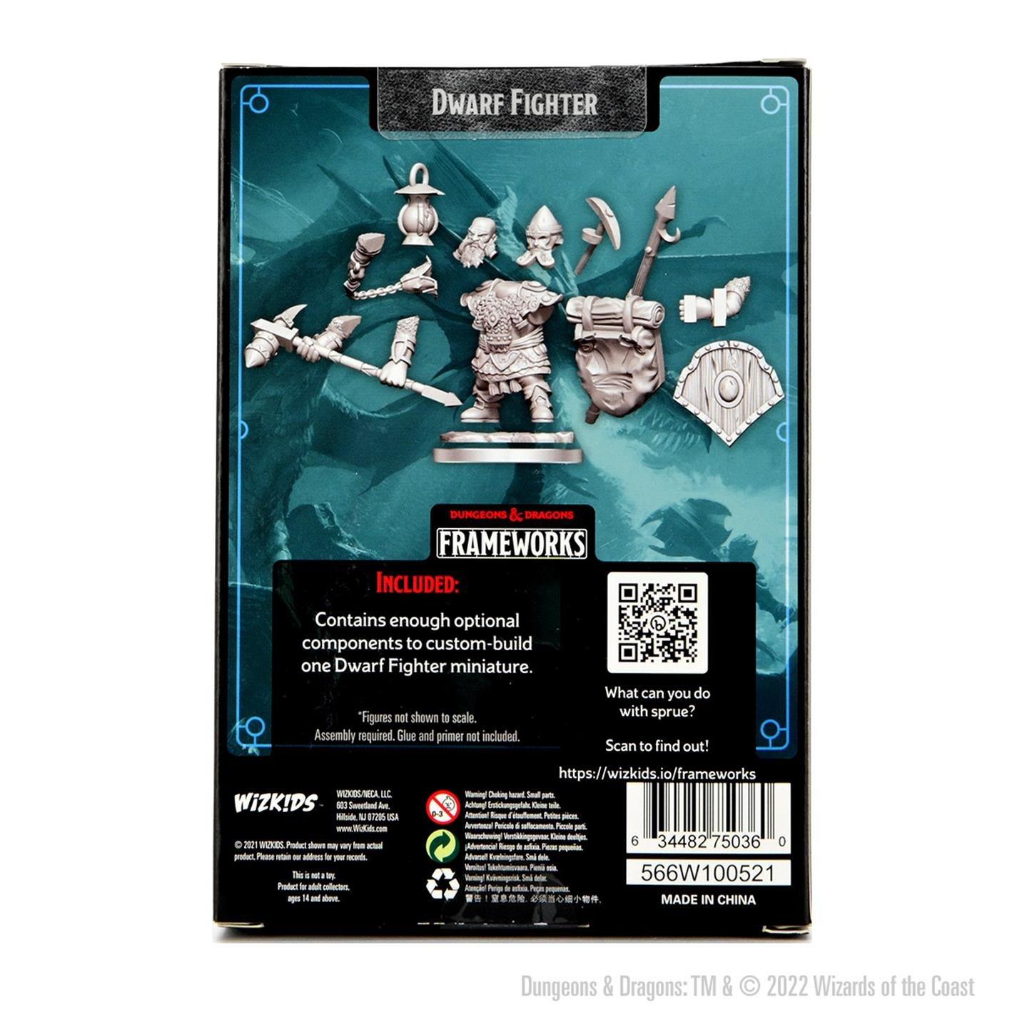 Marchandise - Dungeons and Dragons - Dungeons & Dragons Frameworks: Dwarf Fighter Male - 2