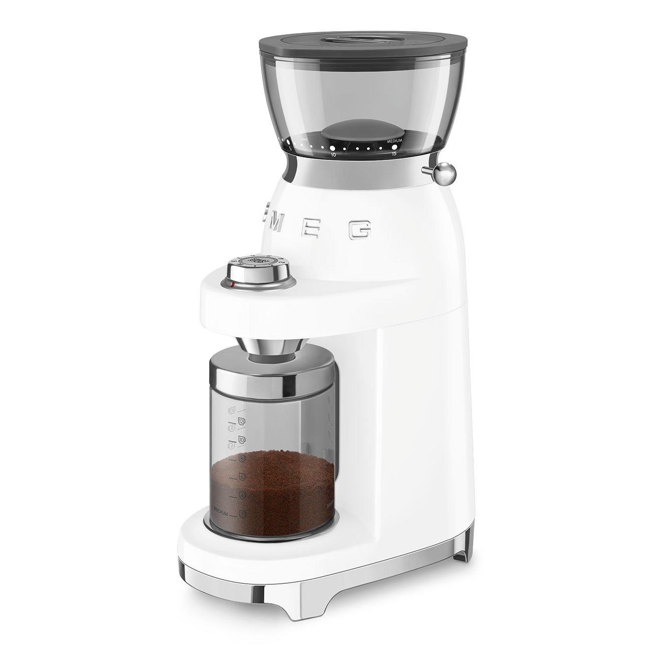 White - Smeg - 50s Style Espresso Coffee Machine and 50s Style E - 2