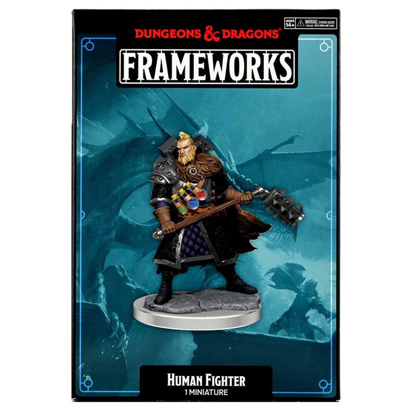 Marchandise - Dungeons and Dragons - Dungeons & Dragons Frameworks: Human Fighter Male - 1