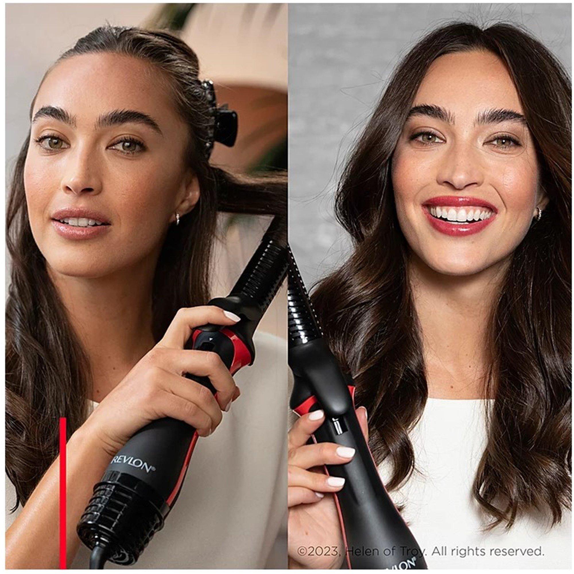 Black - REVLON - Revlon One-Step Blow-Dry Multi Styler - 3 in 1 - 7