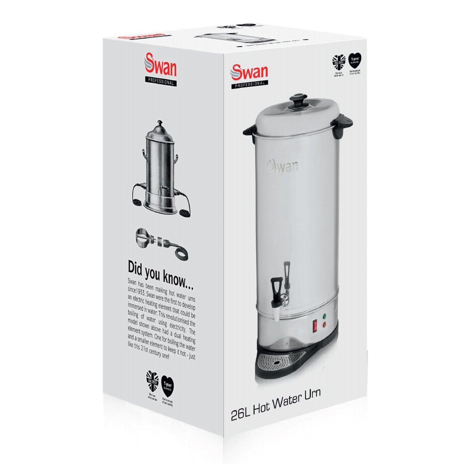 Stainless Steel - Swan - 26 Litre Tea Urn - 7