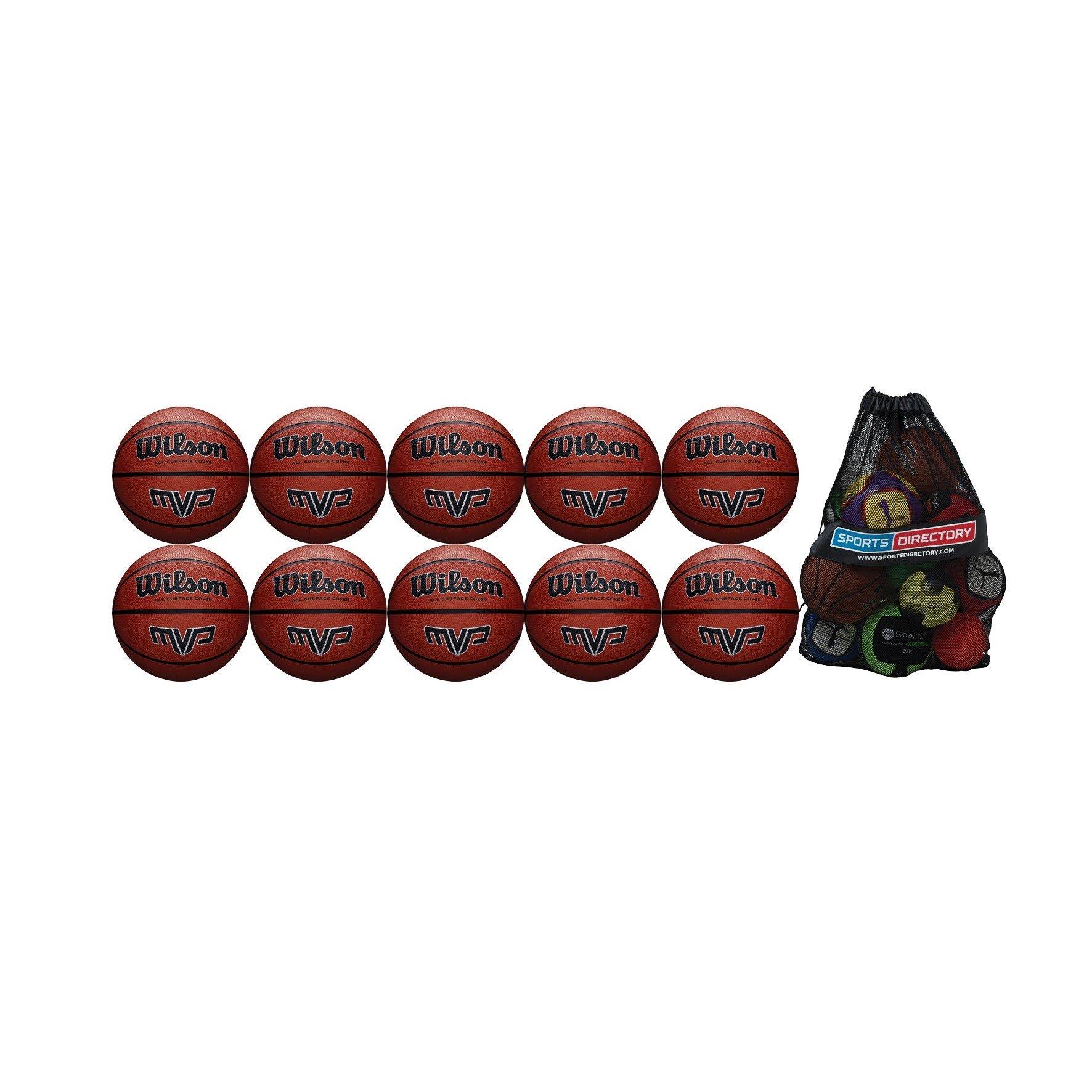 Neutral - Wilson - Wilson MVP Basketballs - Pack of 10