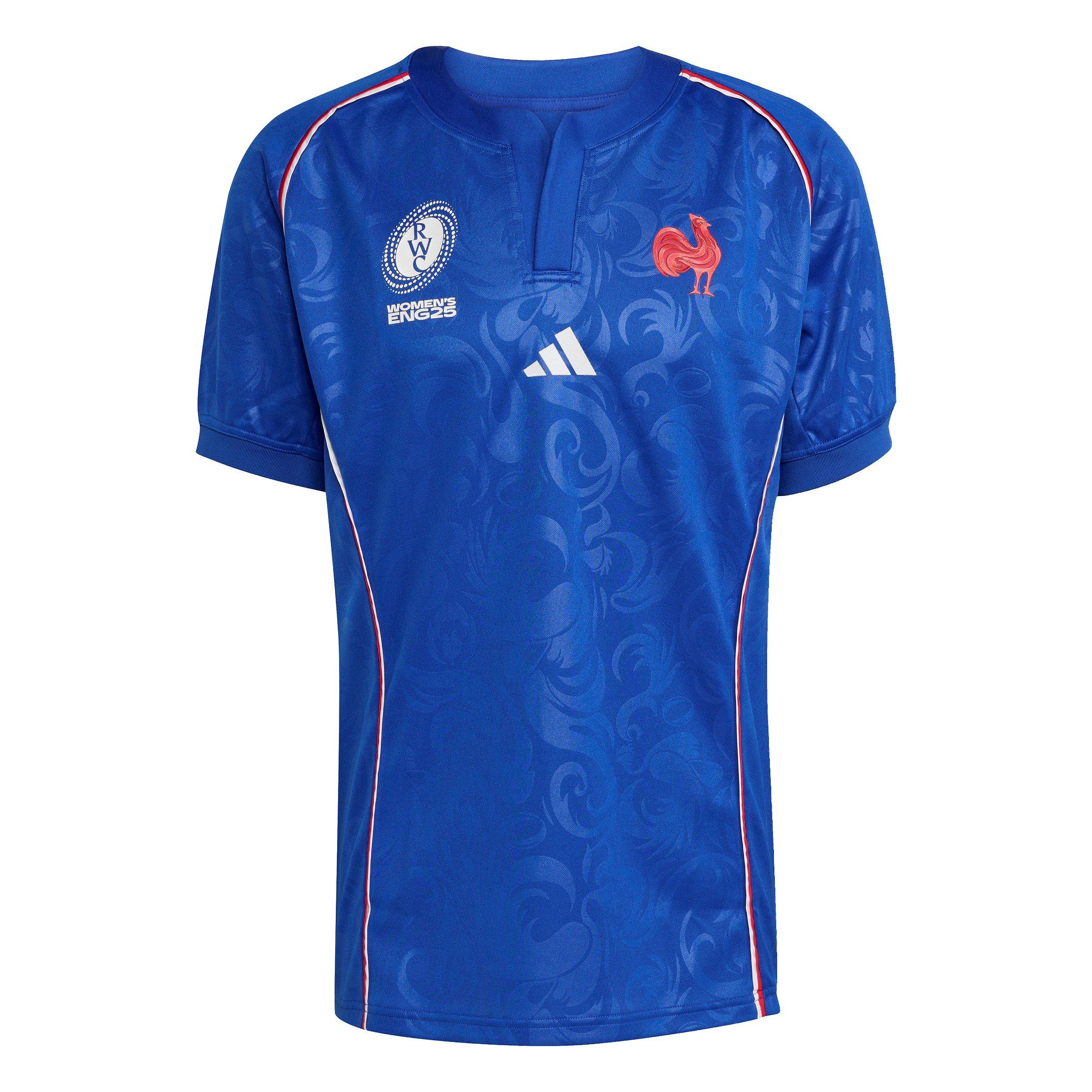 Team Ryl blue - adidas - France Rugby World Cup Home Shirt 2025 Adults - 1
