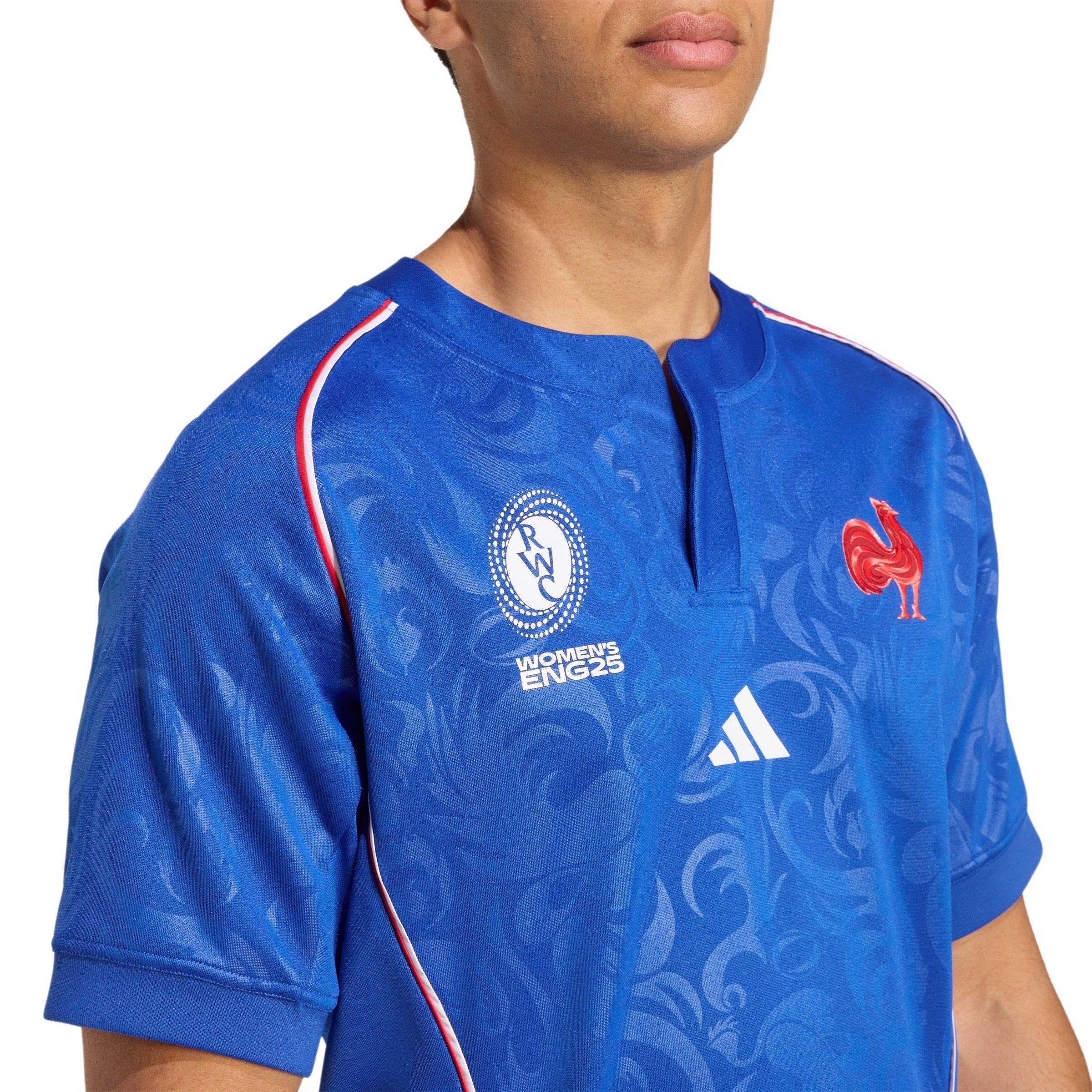 Team Ryl blue - adidas - France Rugby World Cup Home Shirt 2025 Adults - 6