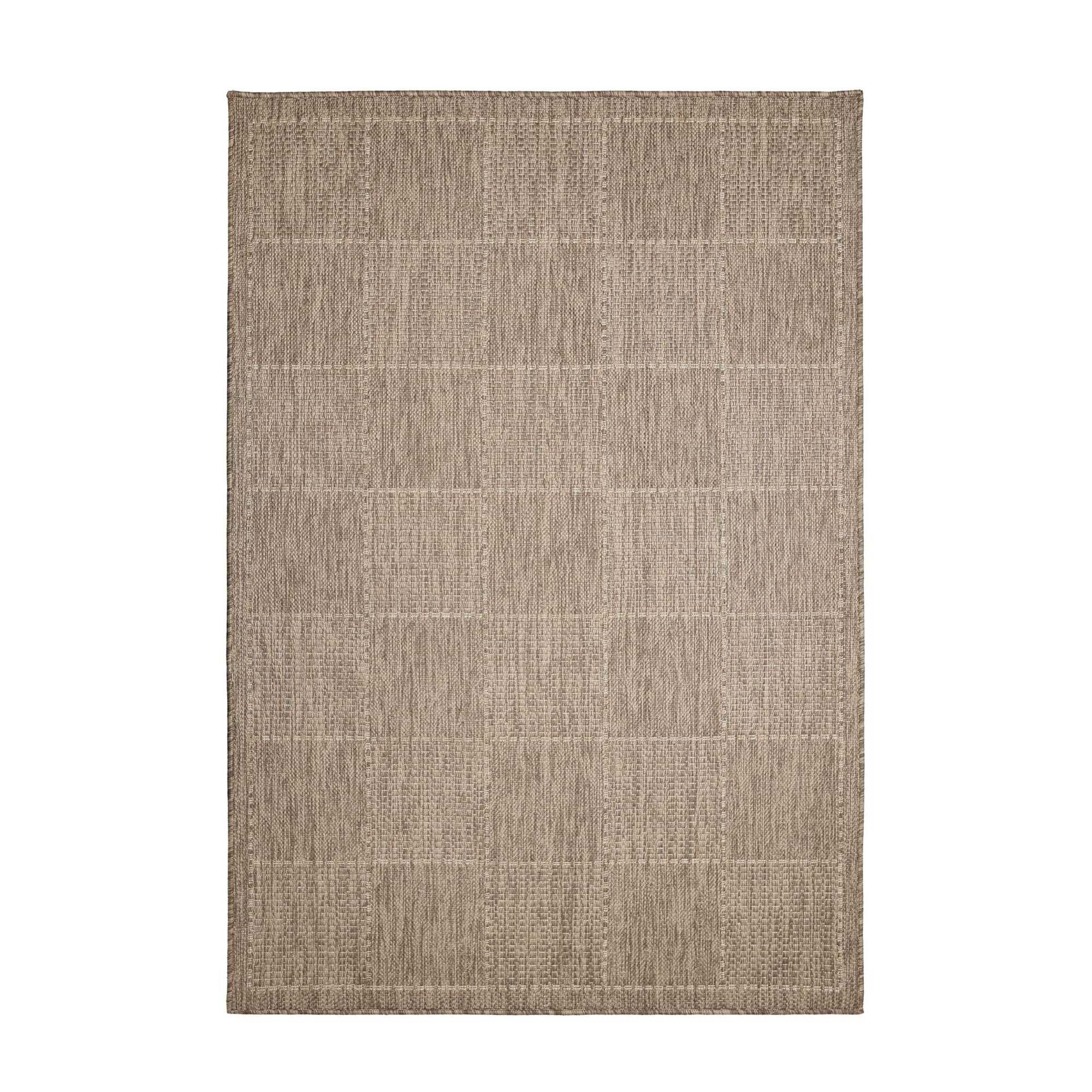 Latte - Homemaker - Check Gel Flatweave Rug Latte - 3