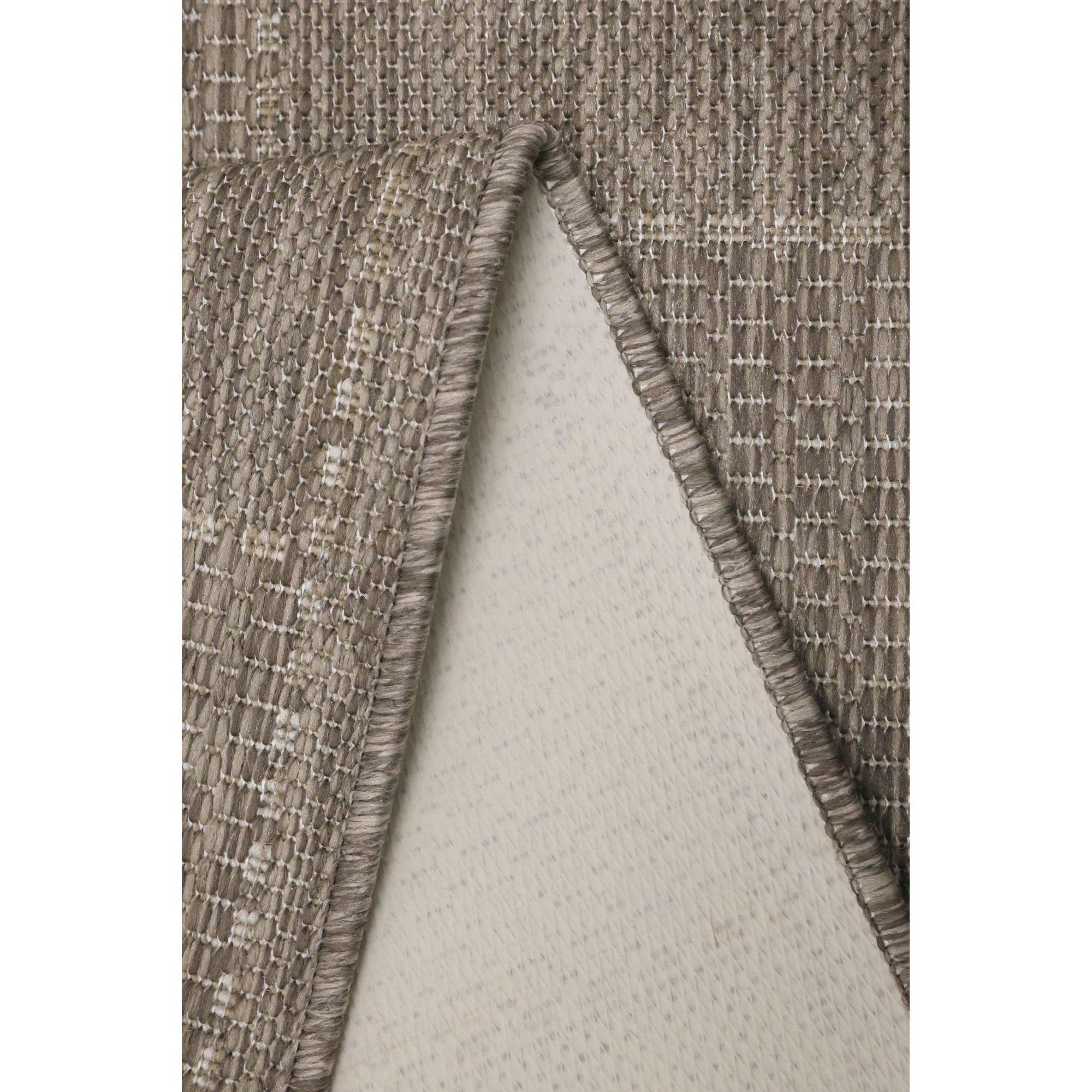 Homemaker | Check Gel Flatweave Rug Latte | FRASERS