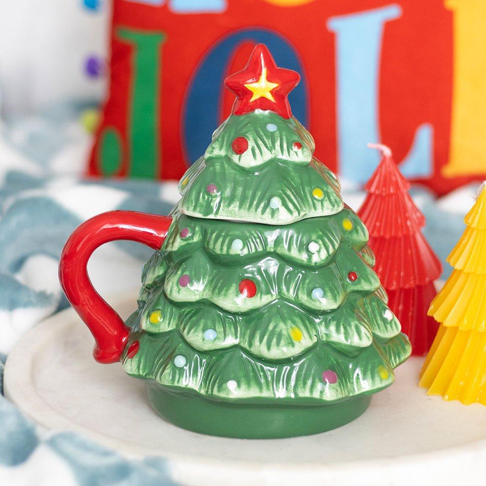 Something Different  Nostalgic Christmas Tree Mug - Green