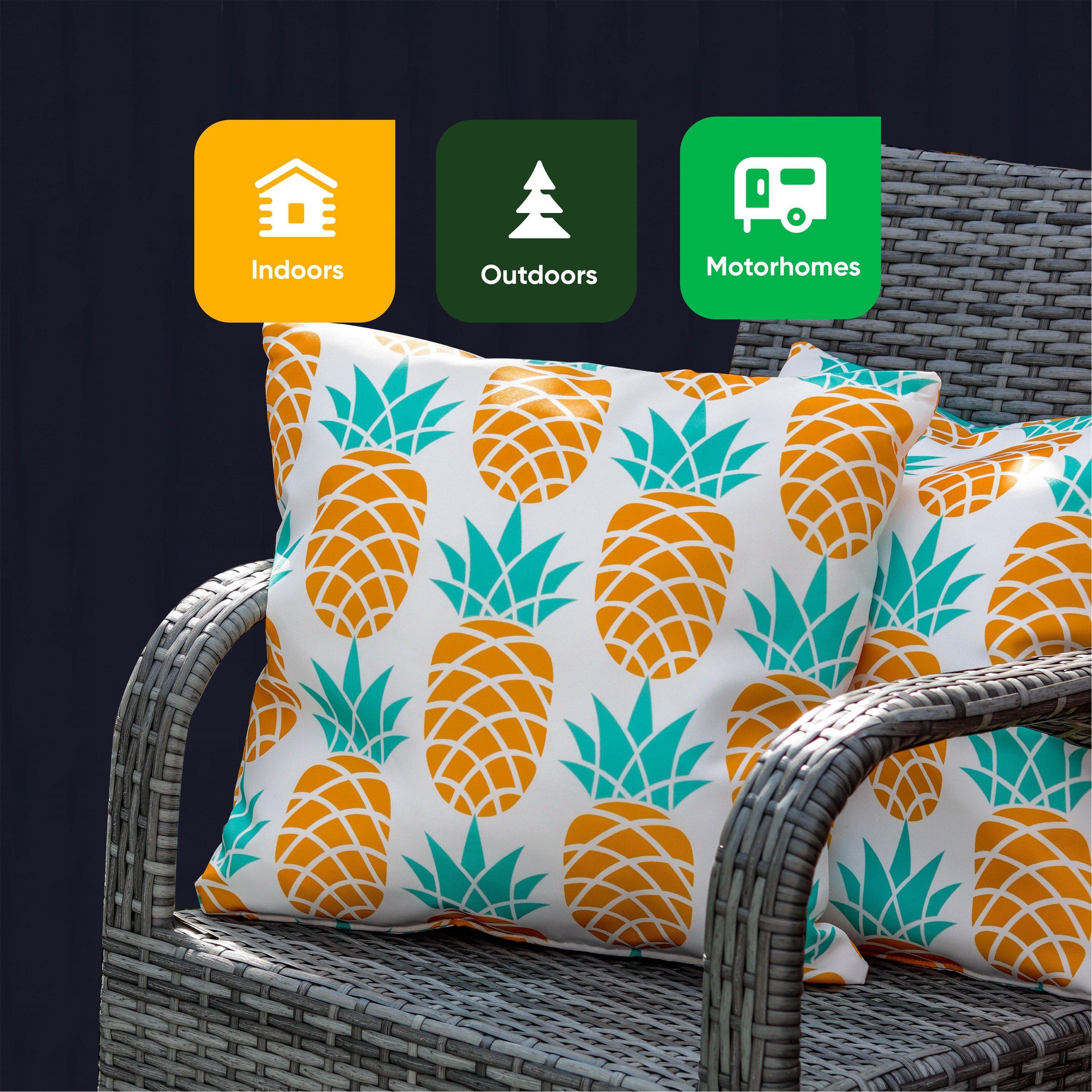 Multi - Streetwize - Outdoor Scatter Cushions - Pineapple - 6