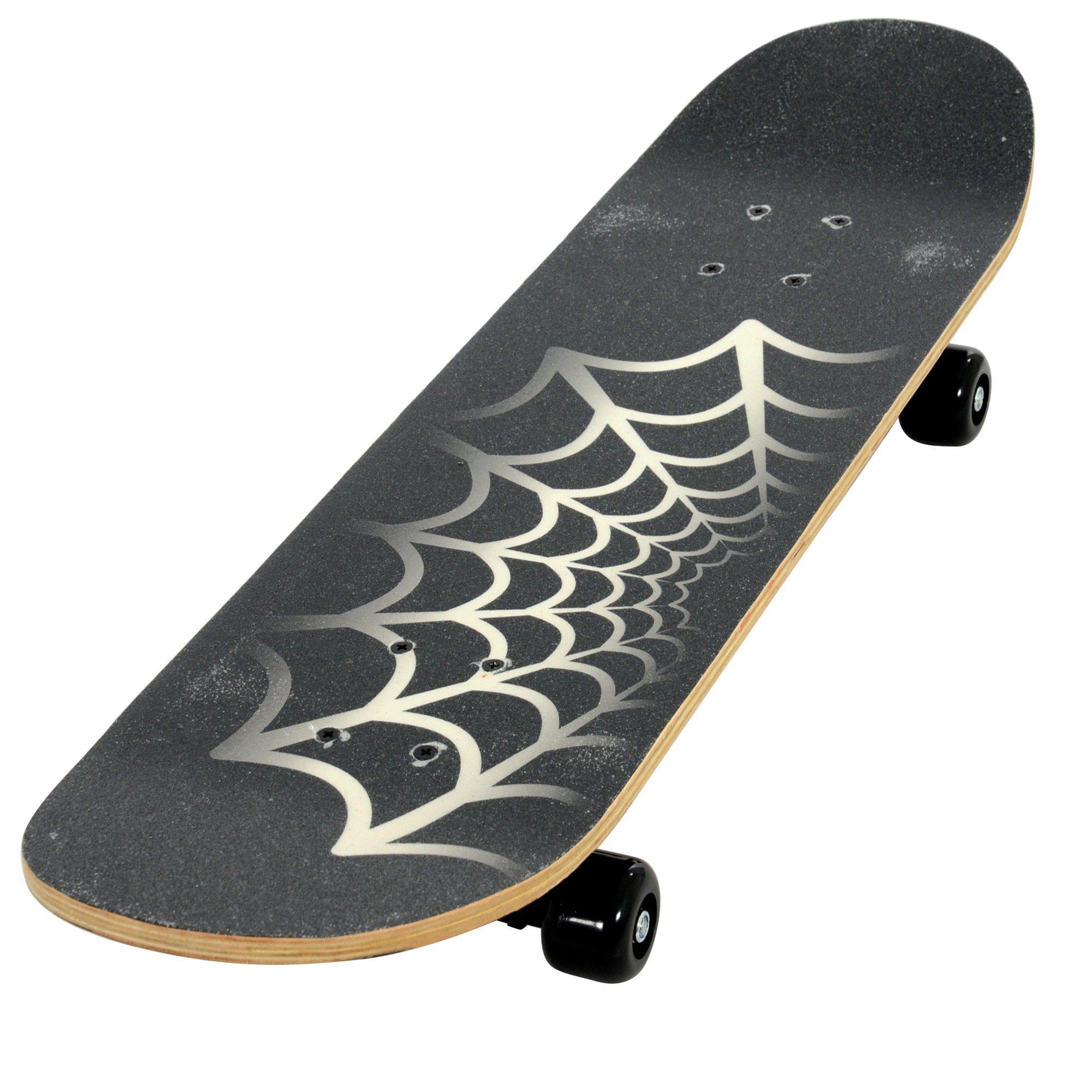 Multicoloured - Spiderman - Spiderman  Wooden Skateboard - 79cm x 20cm - 5