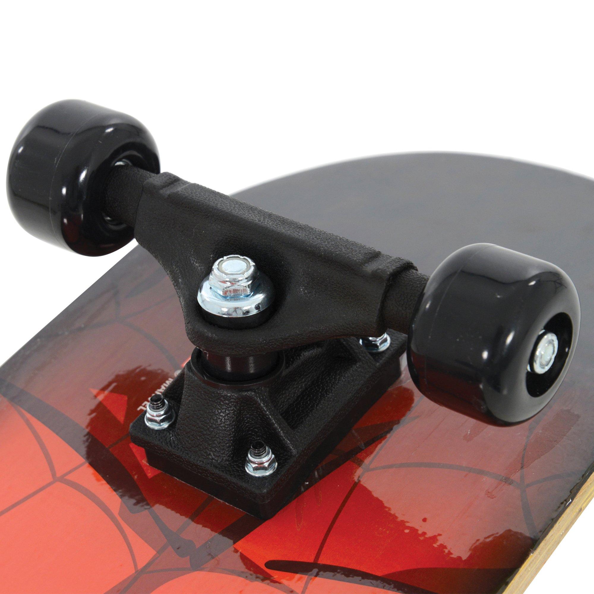 Multicoloured - Spiderman - Spiderman  Wooden Skateboard - 79cm x 20cm - 6