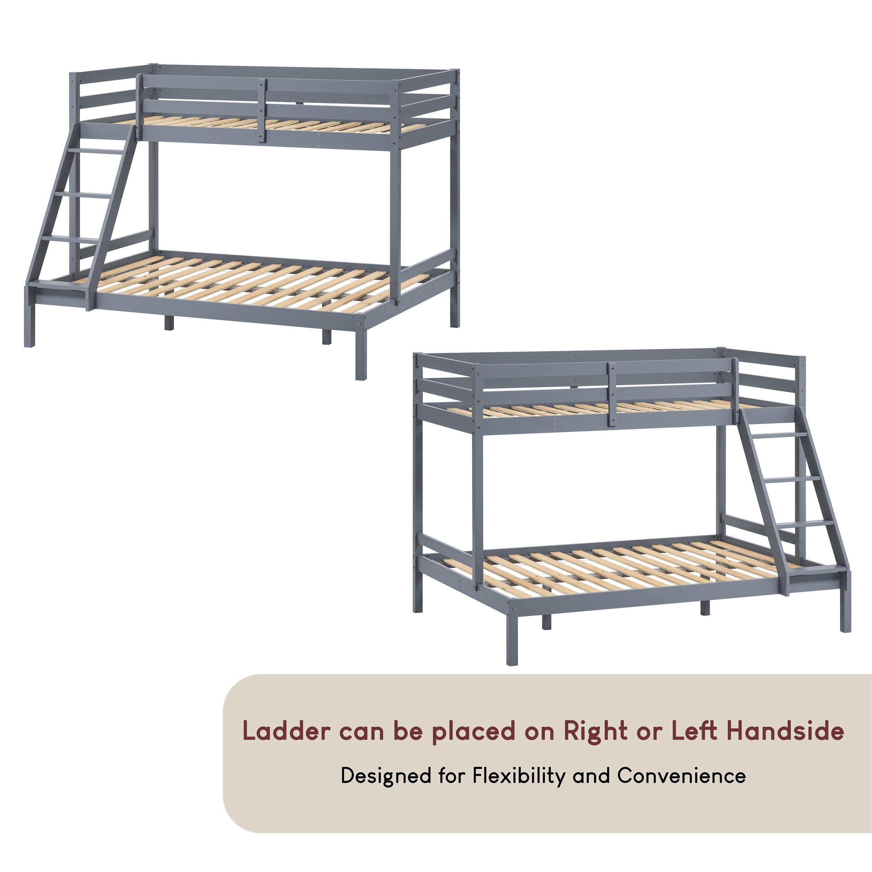 Grey - Lassic - Vida Designs Sydney Triple Sleeper Bunk Bed - 5